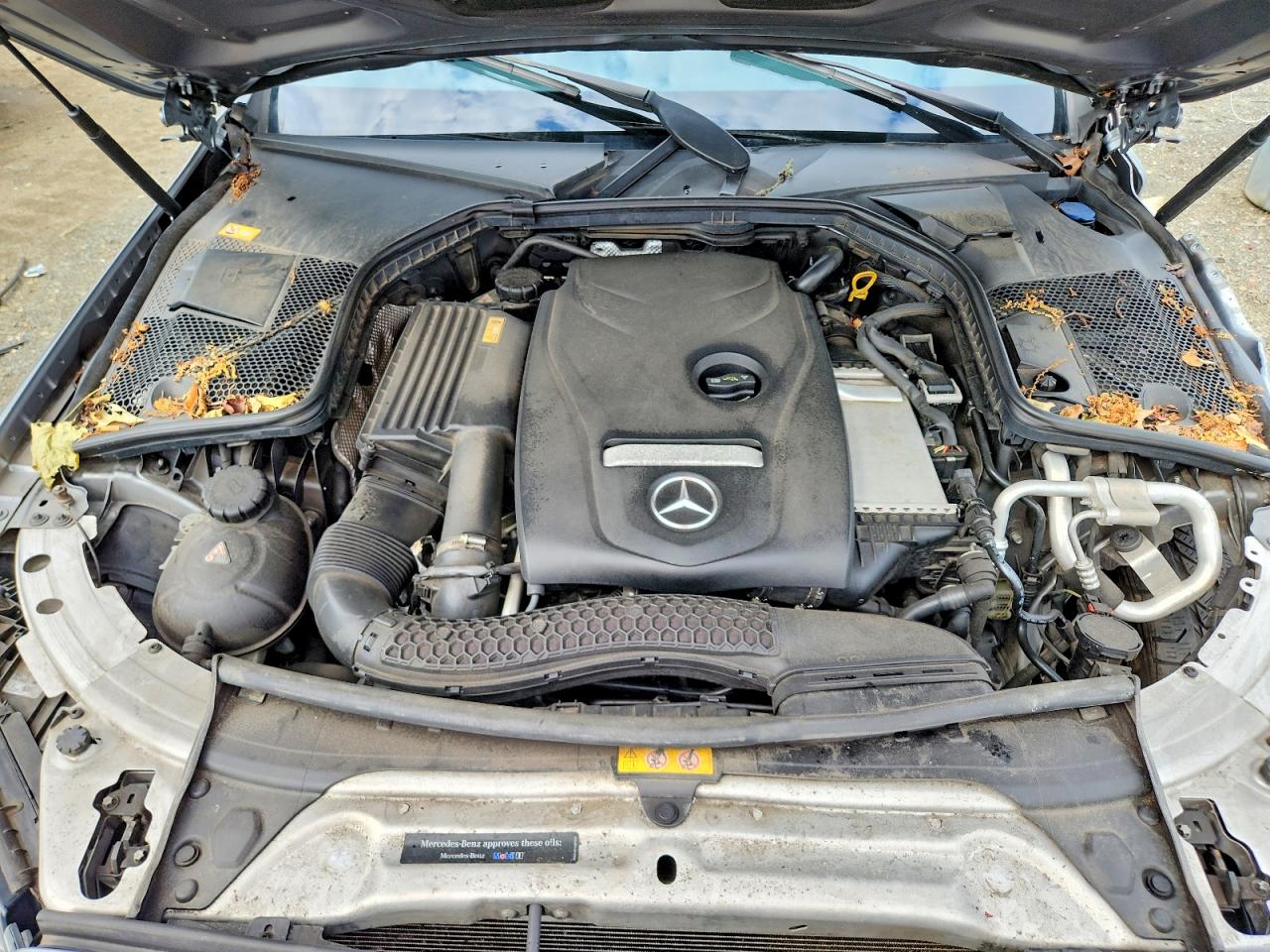 2016 Mercedes-benz C 300 4matic Gray vin: WDDWF4KB1GR172239