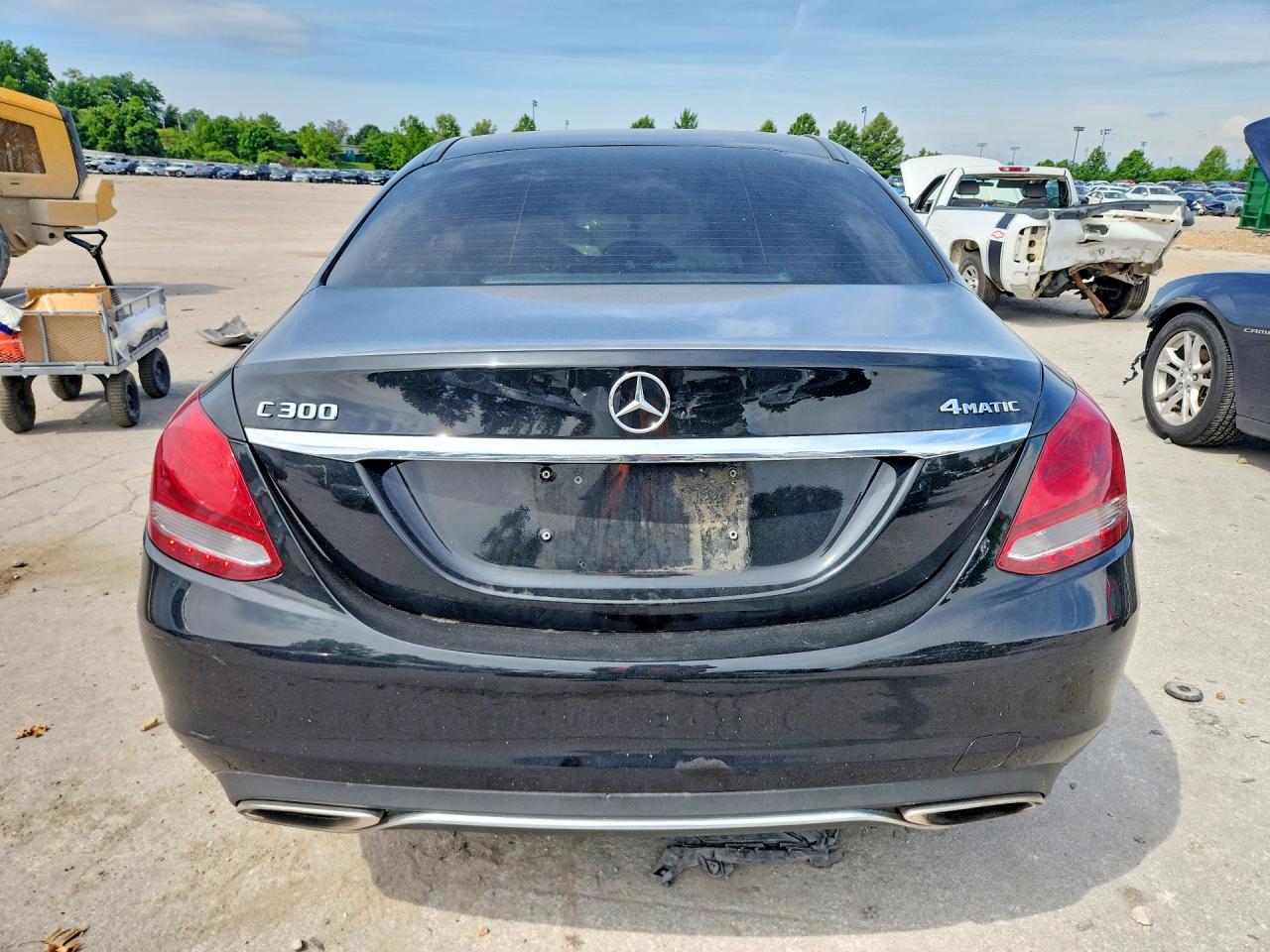 2018 Mercedes-benz C 300 4matic Black vin: WDDWF4KB3JR390044