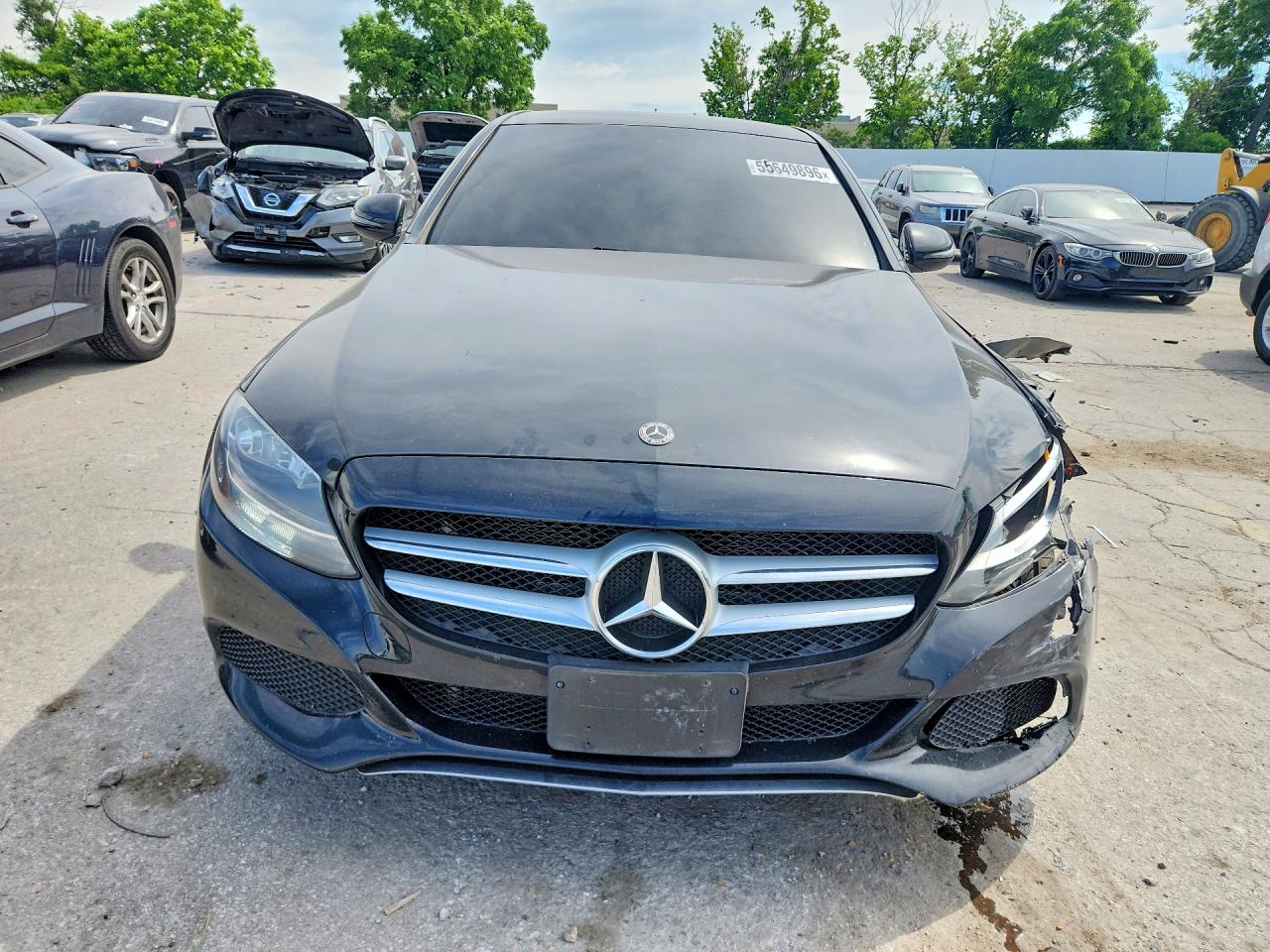2018 Mercedes-benz C 300 4matic Black vin: WDDWF4KB3JR390044