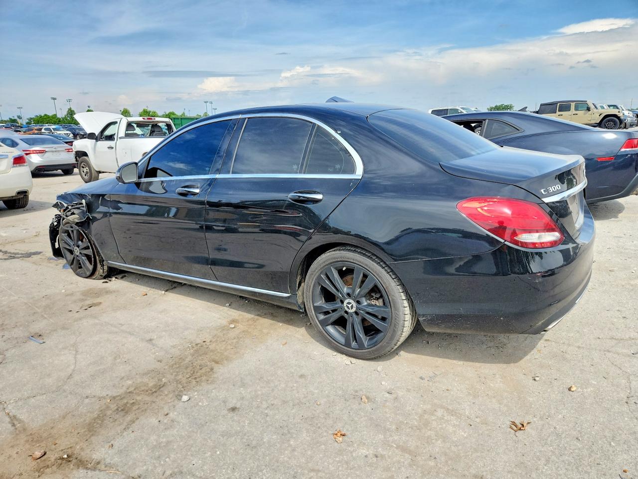 2018 Mercedes-benz C 300 4matic Black vin: WDDWF4KB3JR390044