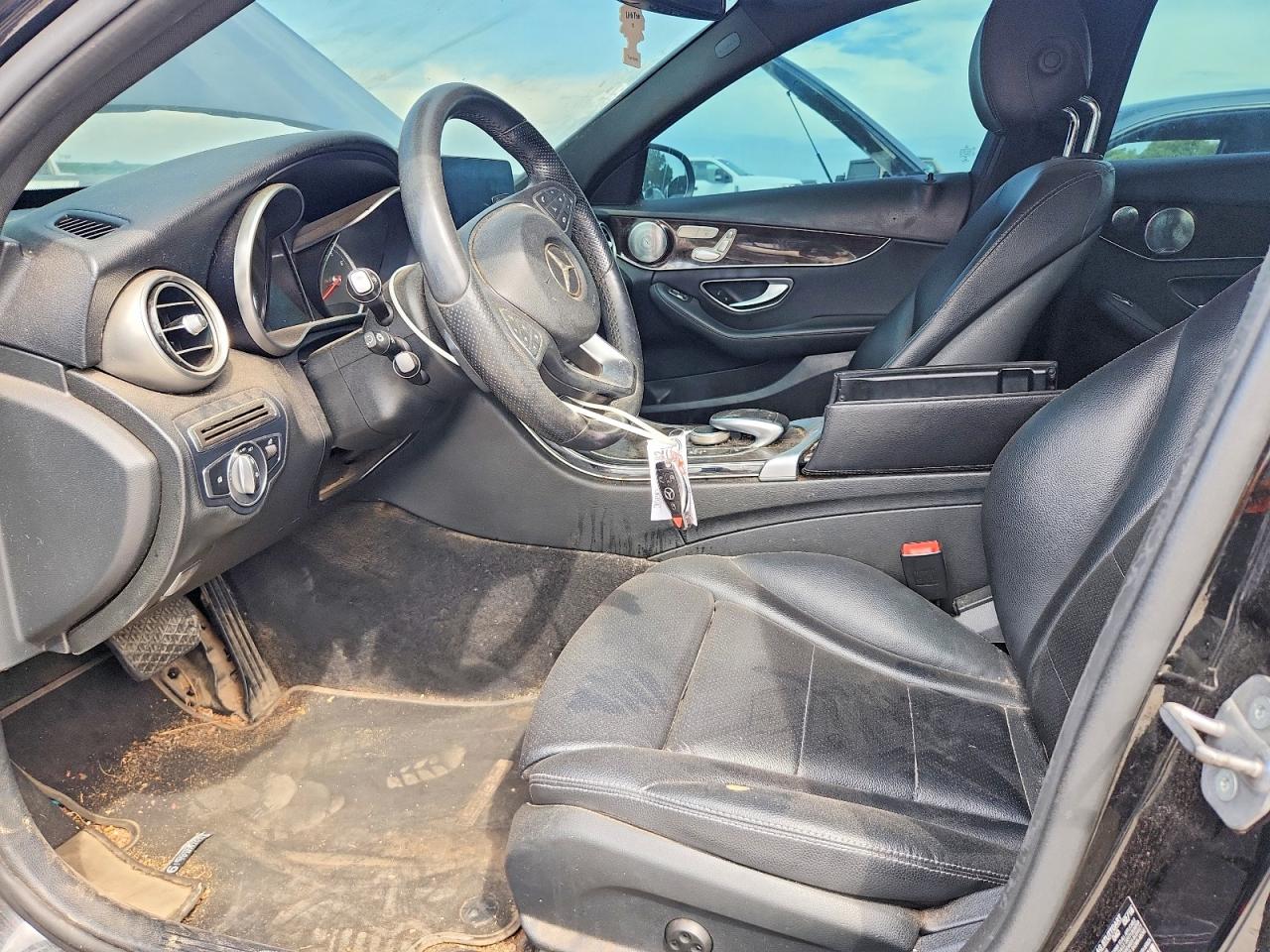 2018 Mercedes-benz C 300 4matic Black vin: WDDWF4KB3JR390044