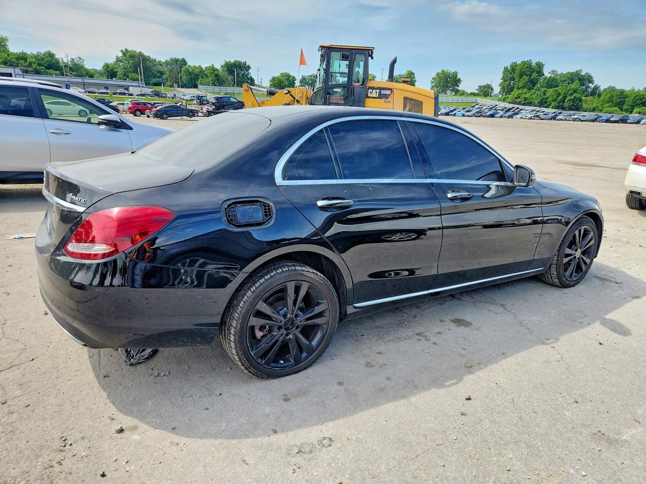 2018 Mercedes-benz C 300 4matic Black vin: WDDWF4KB3JR390044