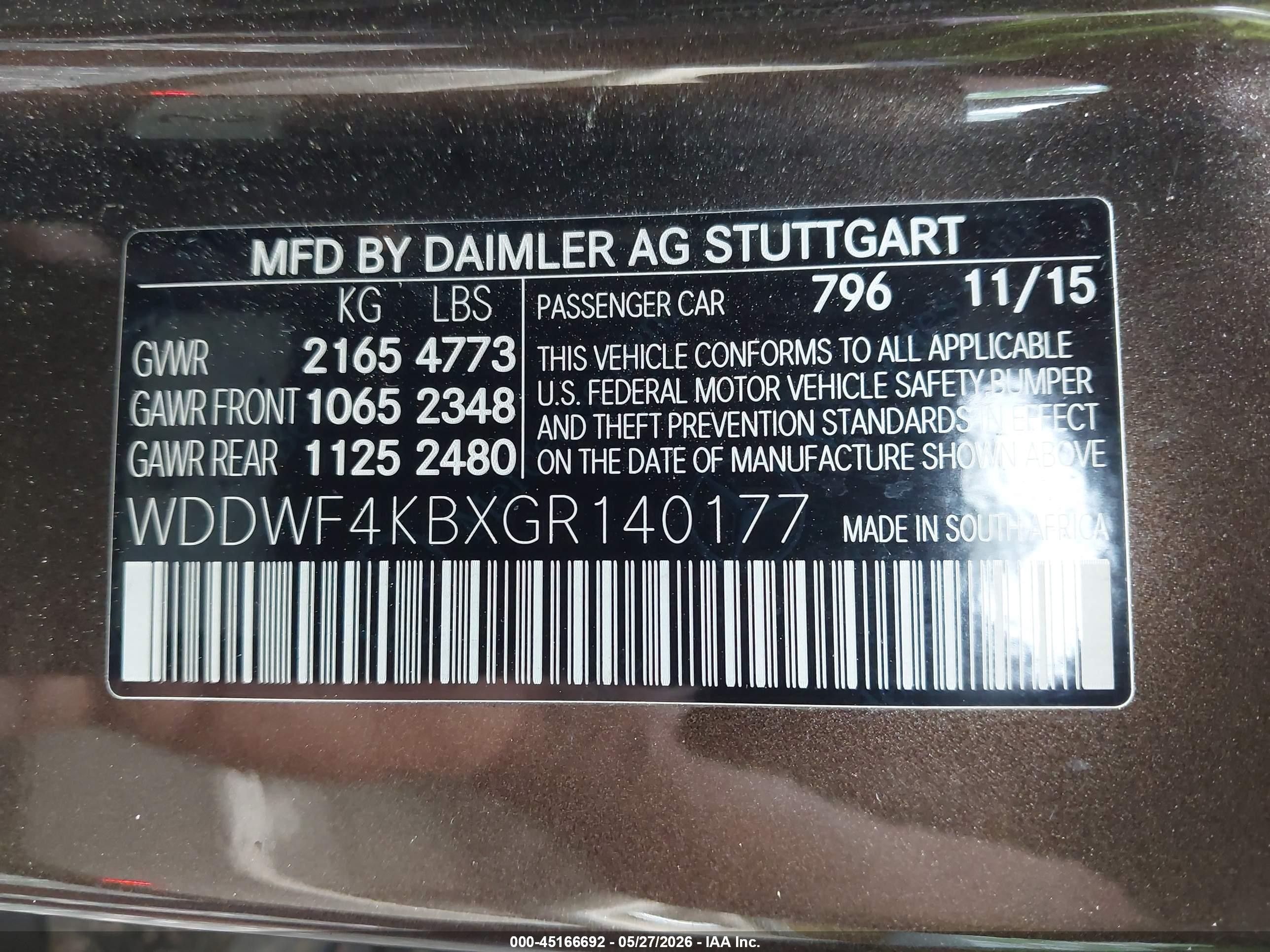 2016 Mercedes-benz C-class C 300 Brown vin: WDDWF4KBXGR140177
