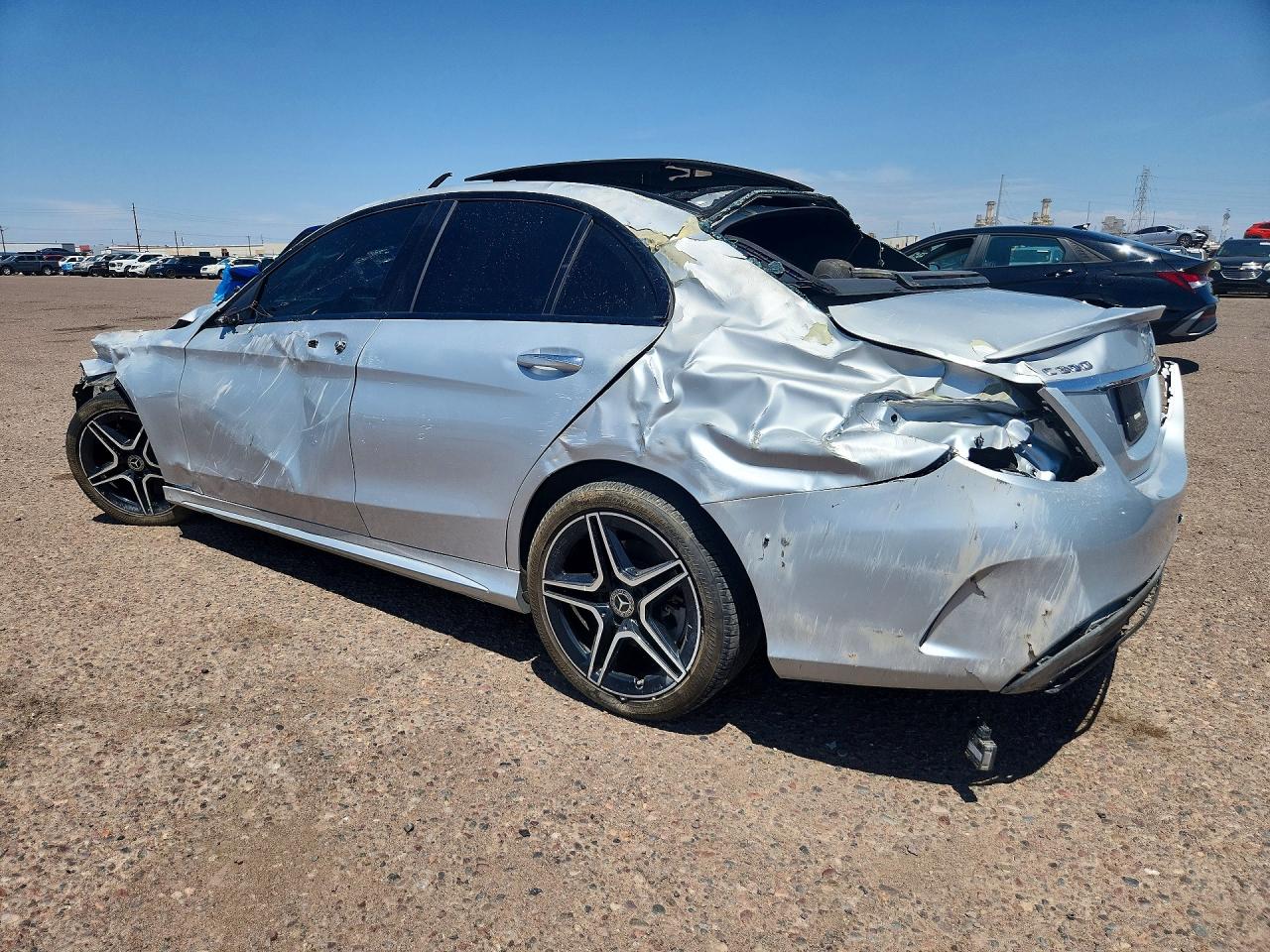 2020 Mercedes-benz C 300 Silver vin: WDDWF8DB1LR541034