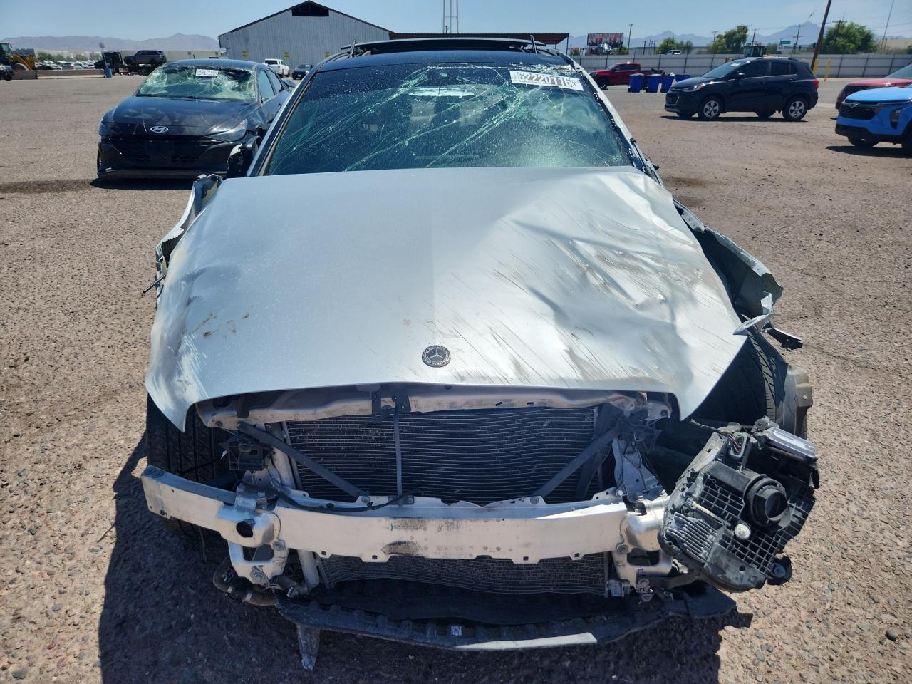 2020 Mercedes-benz C 300 Silver vin: WDDWF8DB1LR541034 Damage: Front Bumper Reinforcement, Broken, Replacement Required