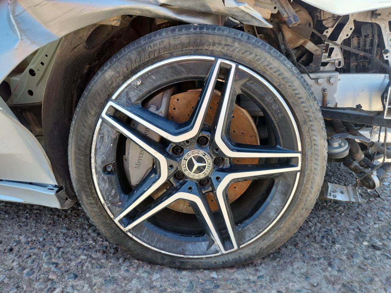 2020 Mercedes-benz C 300 Silver vin: WDDWF8DB1LR541034 Damage: Right Front Wheel, Curb Rash, > 12 Inches
