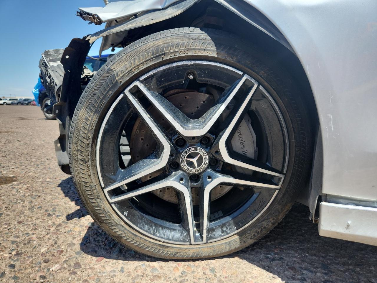 2020 Mercedes-benz C 300 Silver vin: WDDWF8DB1LR541034 Damage: Left Front Wheel, Curb Rash, > 12 Inches