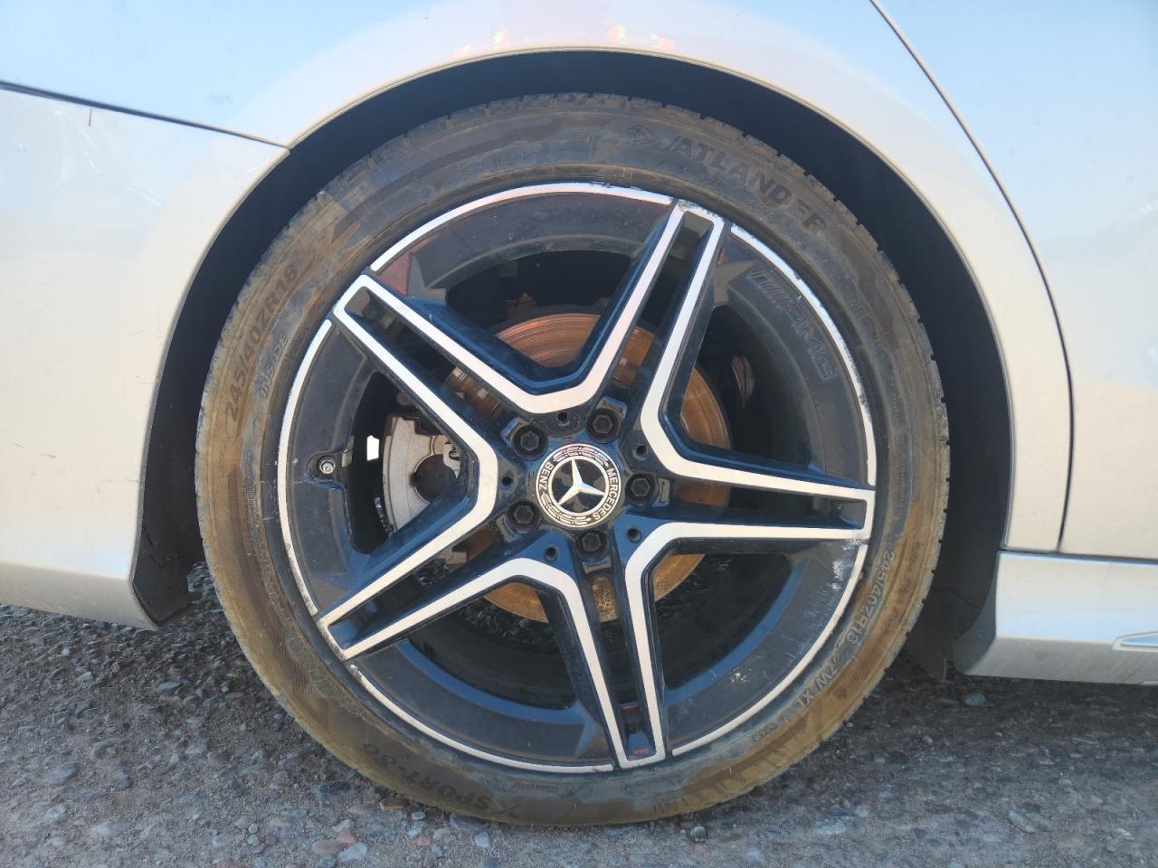 2020 Mercedes-benz C 300 Silver vin: WDDWF8DB1LR541034 Damage: Right Rear Wheel, Curb Rash, > 12 Inches