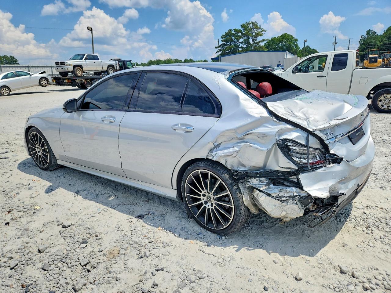 2020 Mercedes-benz C 300 Silver vin: WDDWF8DB7LR547761