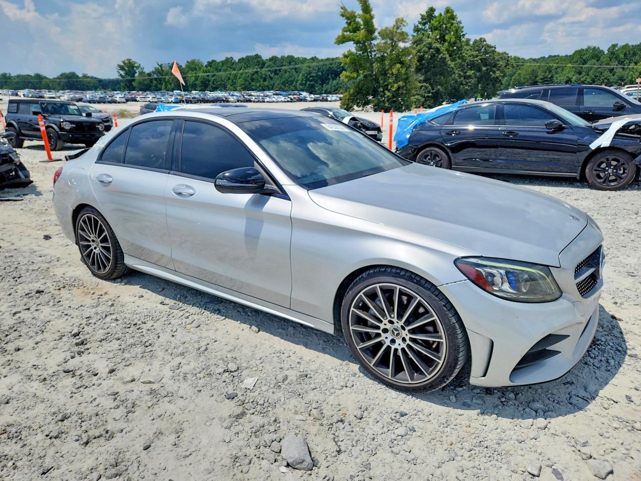 2020 Mercedes-benz C 300 Silver vin: WDDWF8DB7LR547761