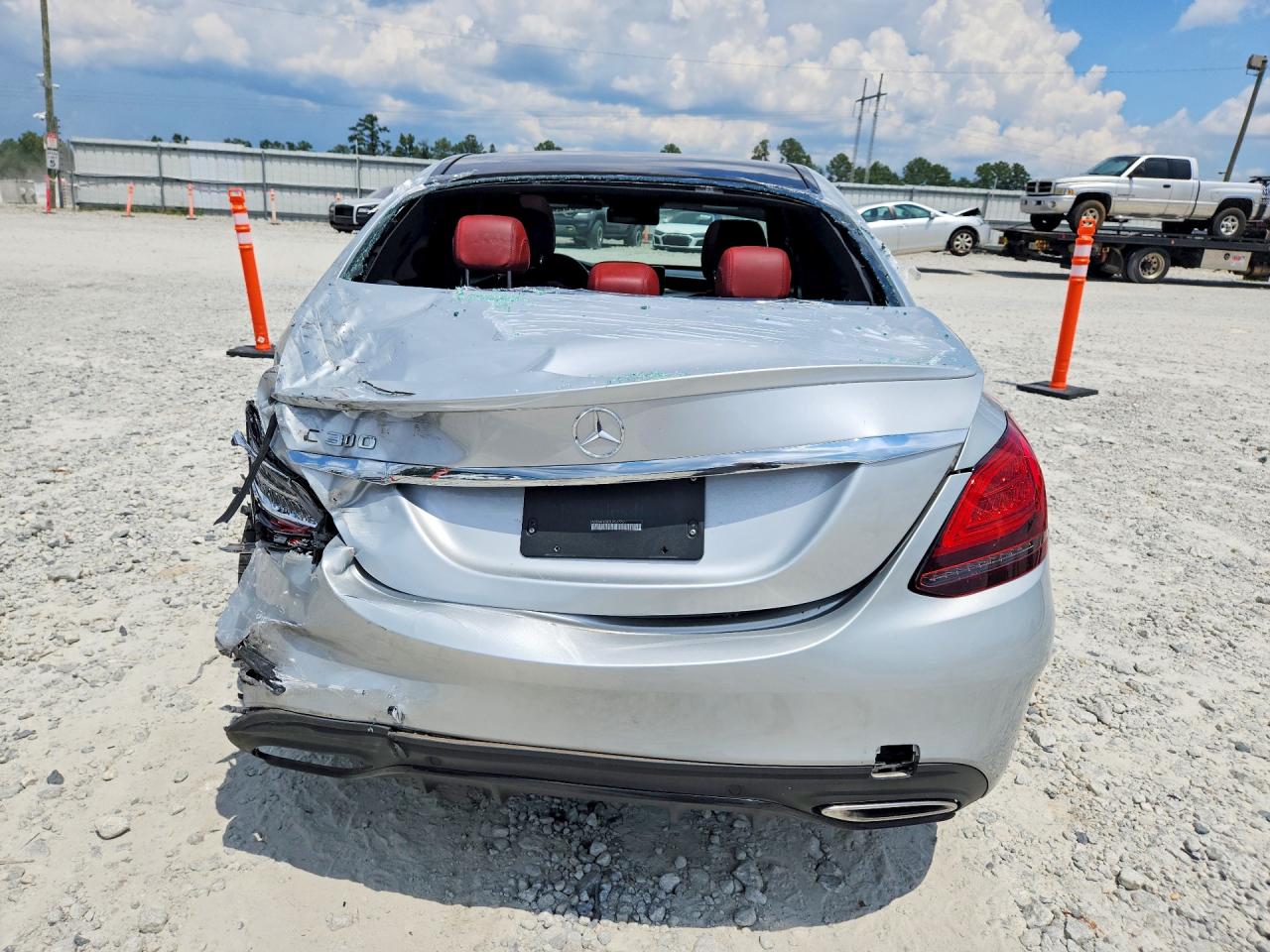 2020 Mercedes-benz C 300 Silver vin: WDDWF8DB7LR547761