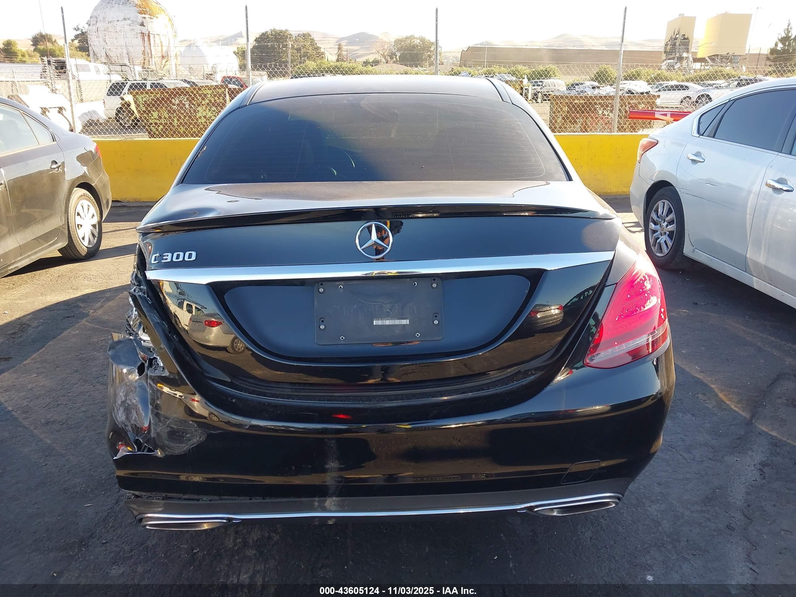 2020 Mercedes-benz C 300   Black vin: WDDWF8DB9LR526331