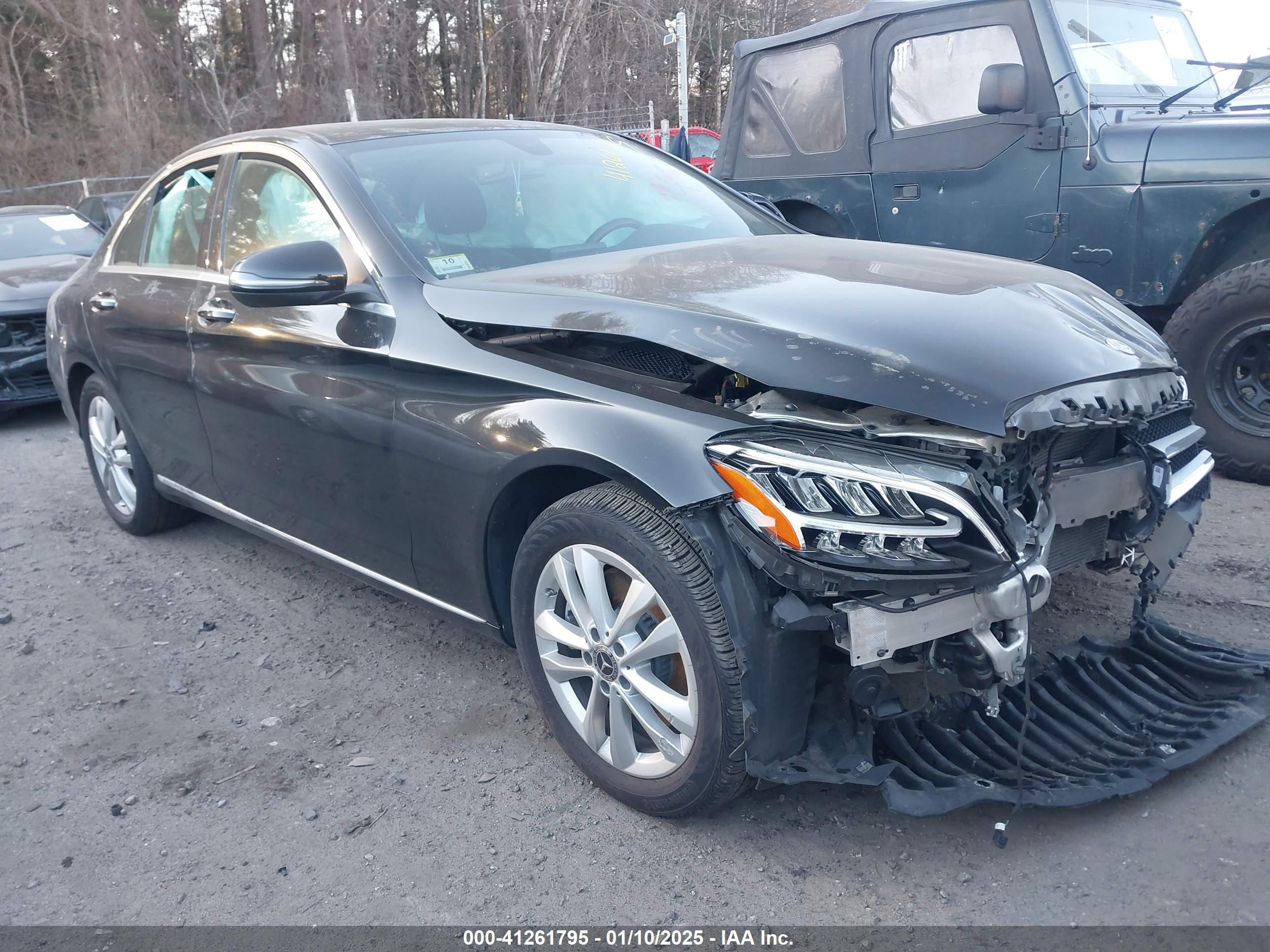 2019 Mercedes-benz C 300 4matic Black vin: WDDWF8EB2KR484680