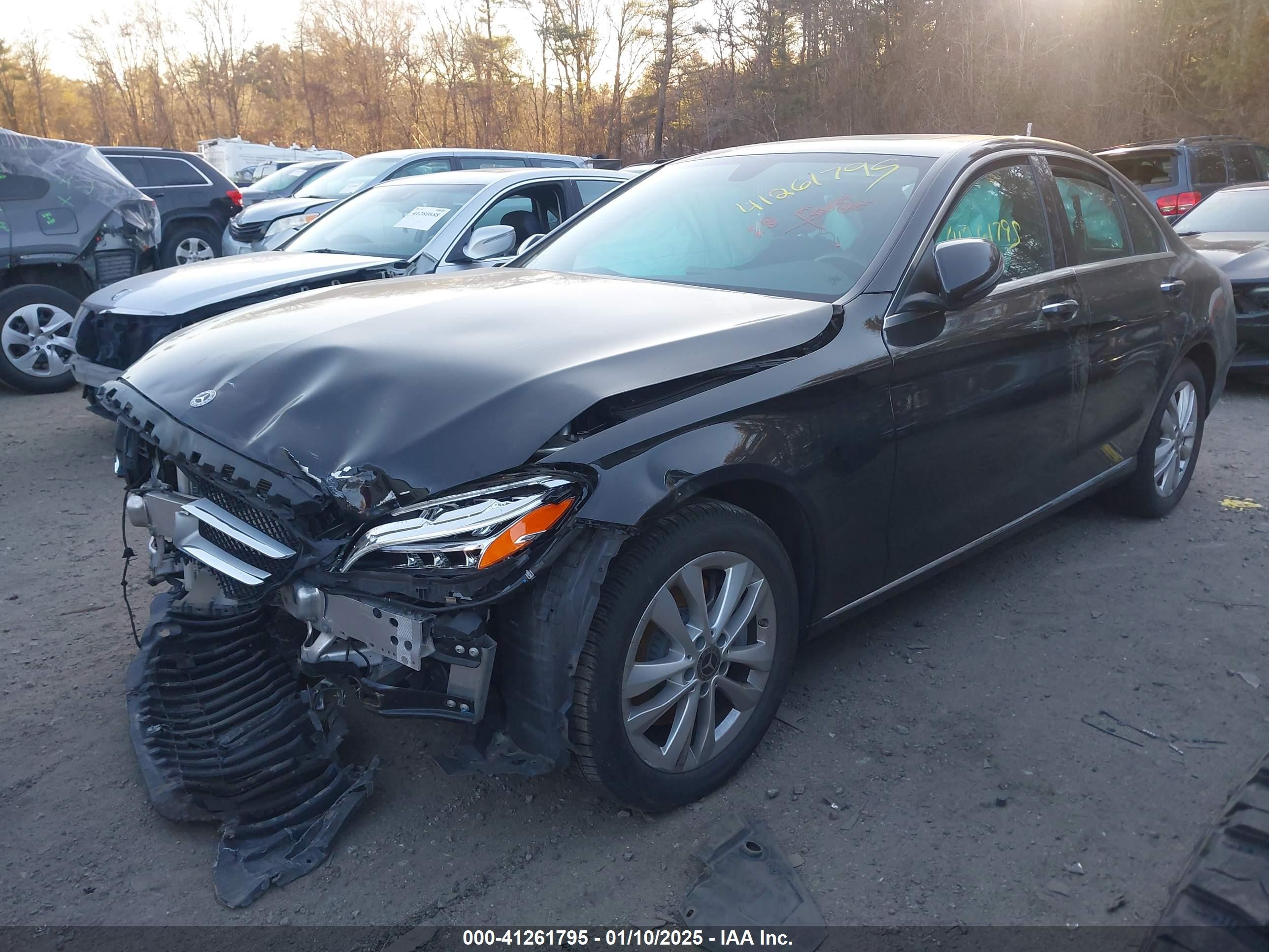 2019 Mercedes-benz C 300 4matic Black vin: WDDWF8EB2KR484680