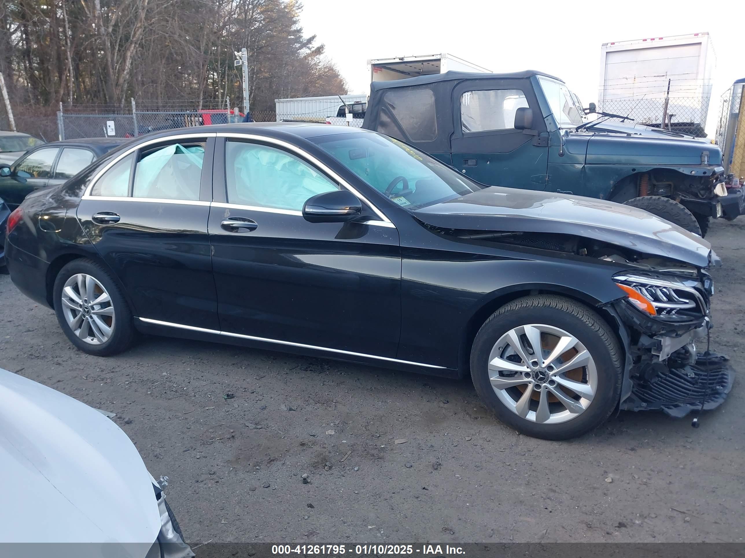 2019 Mercedes-benz C 300 4matic Black vin: WDDWF8EB2KR484680