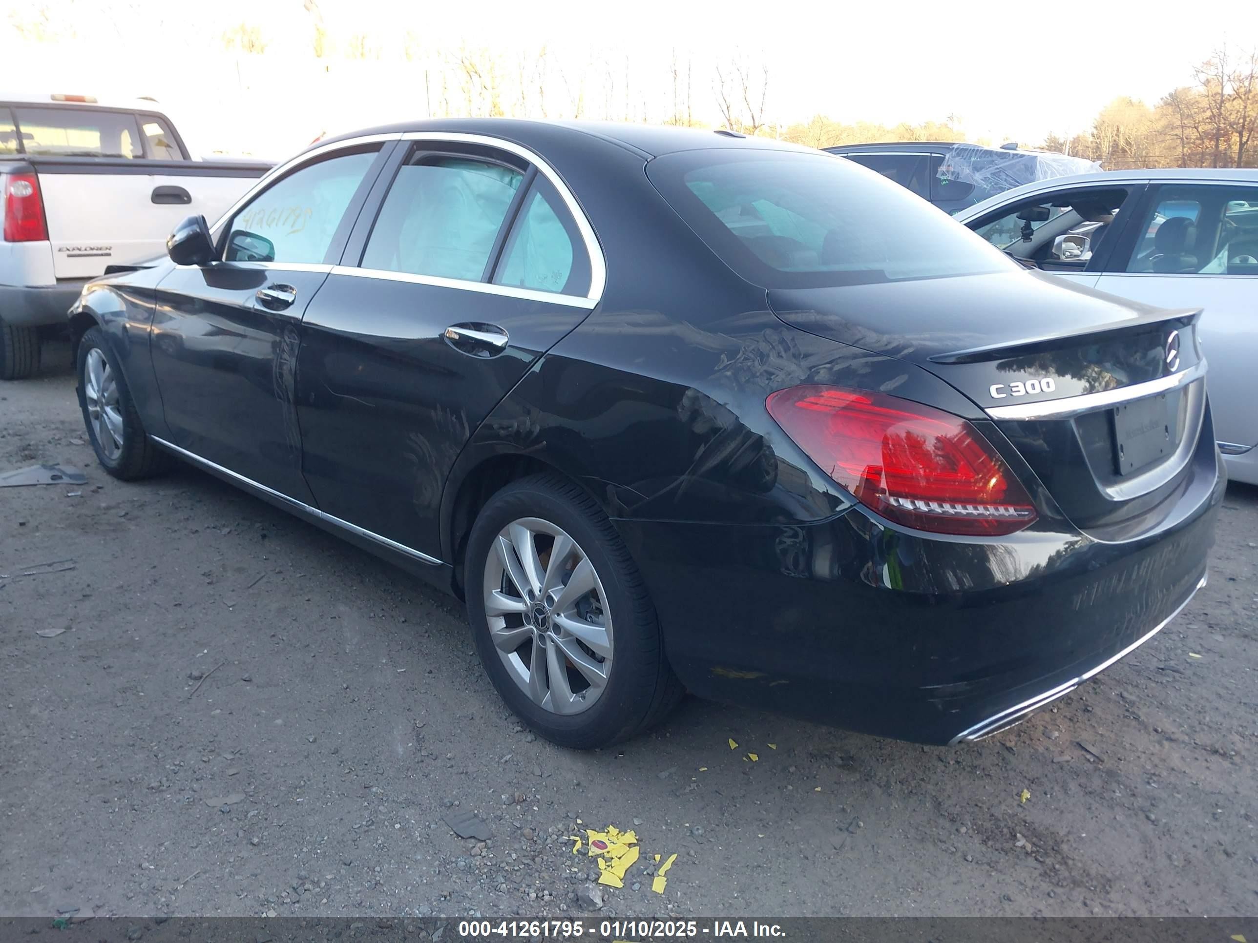 2019 Mercedes-benz C 300 4matic Black vin: WDDWF8EB2KR484680
