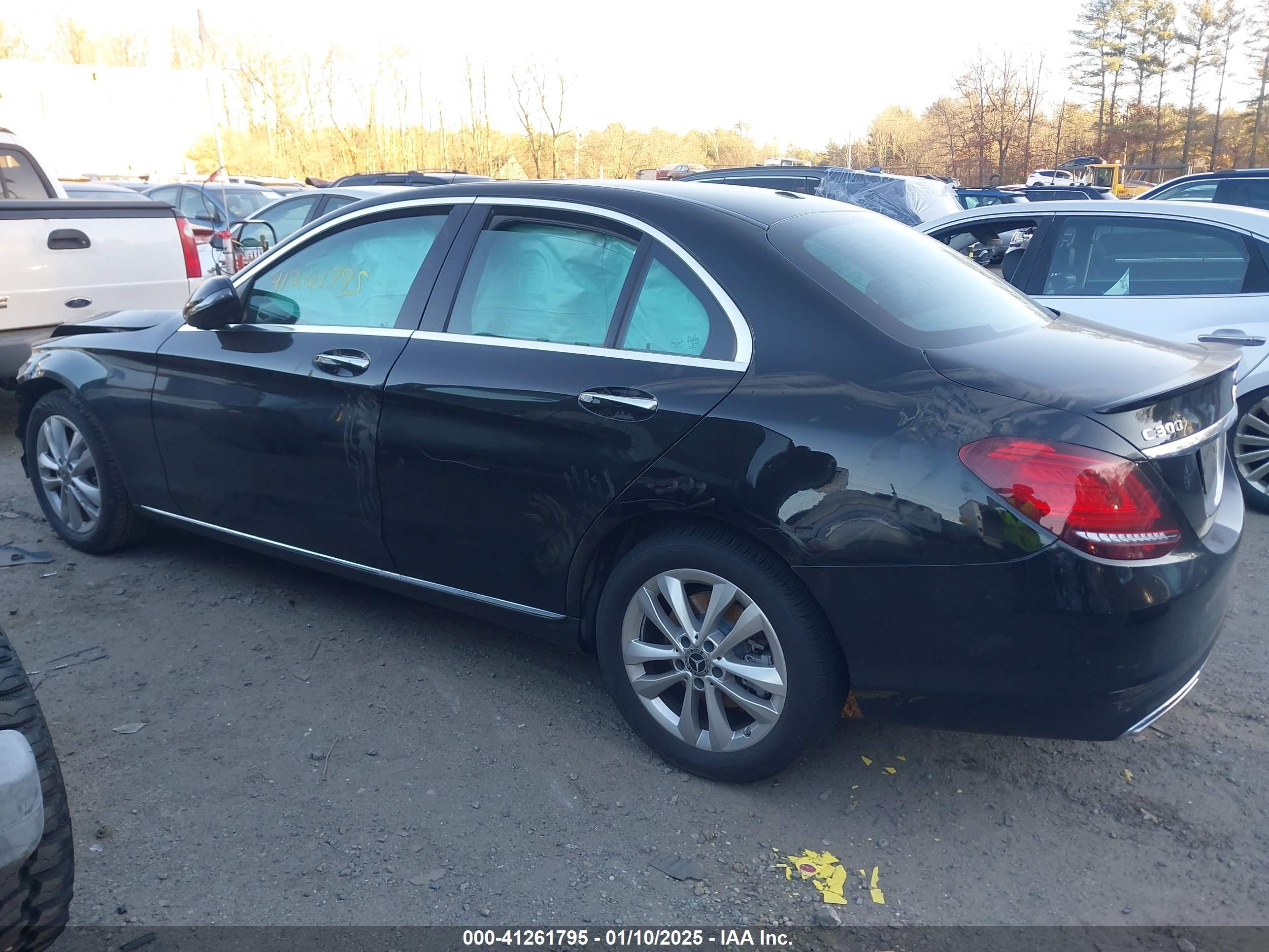 2019 Mercedes-benz C 300 4matic Black vin: WDDWF8EB2KR484680