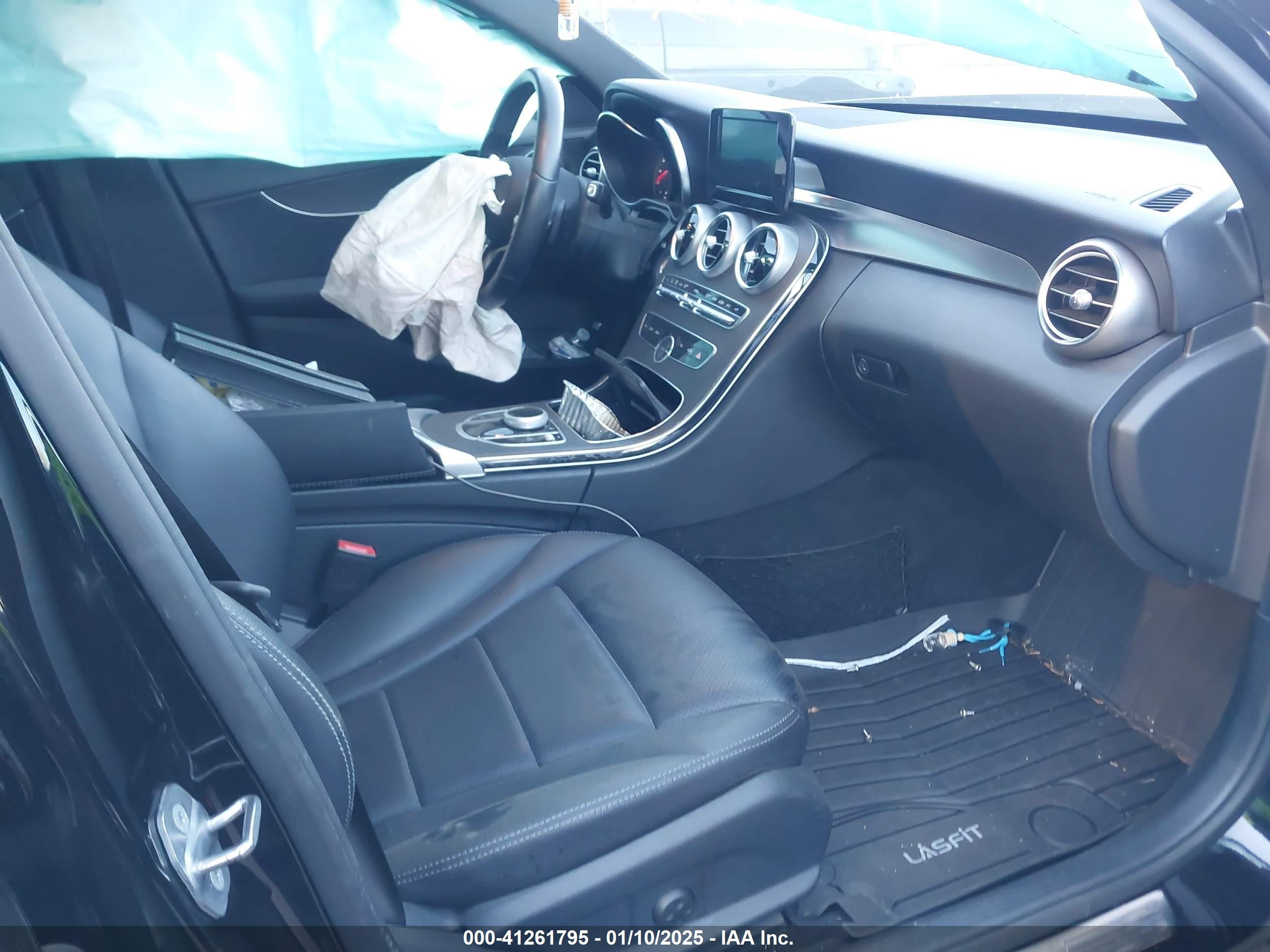 2019 Mercedes-benz C 300 4matic Black vin: WDDWF8EB2KR484680