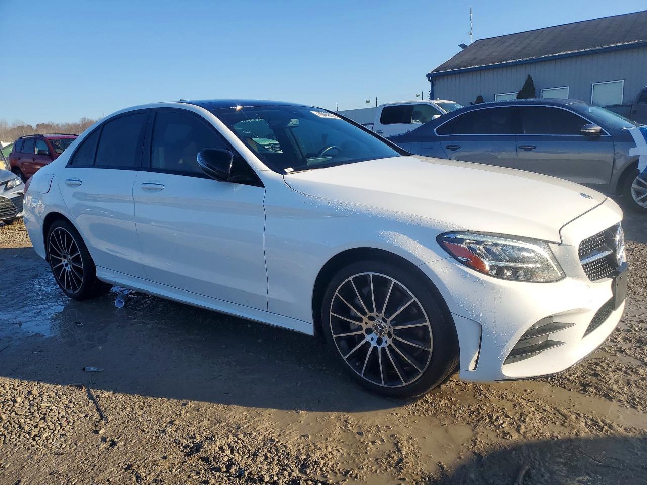 2020 Mercedes-benz C 300 4matic White vin: WDDWF8EB6LR526463