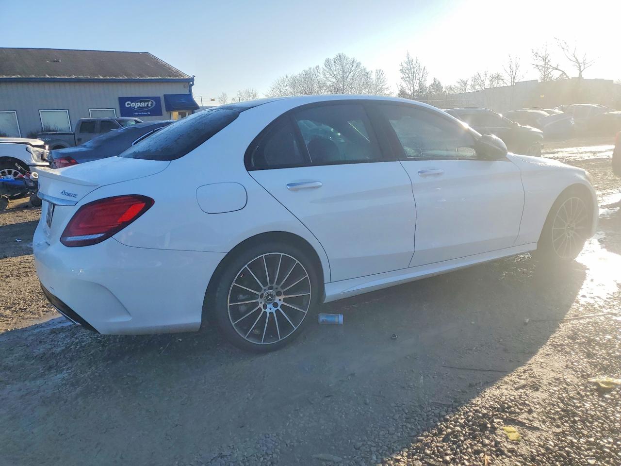 2020 Mercedes-benz C 300 4matic White vin: WDDWF8EB6LR526463