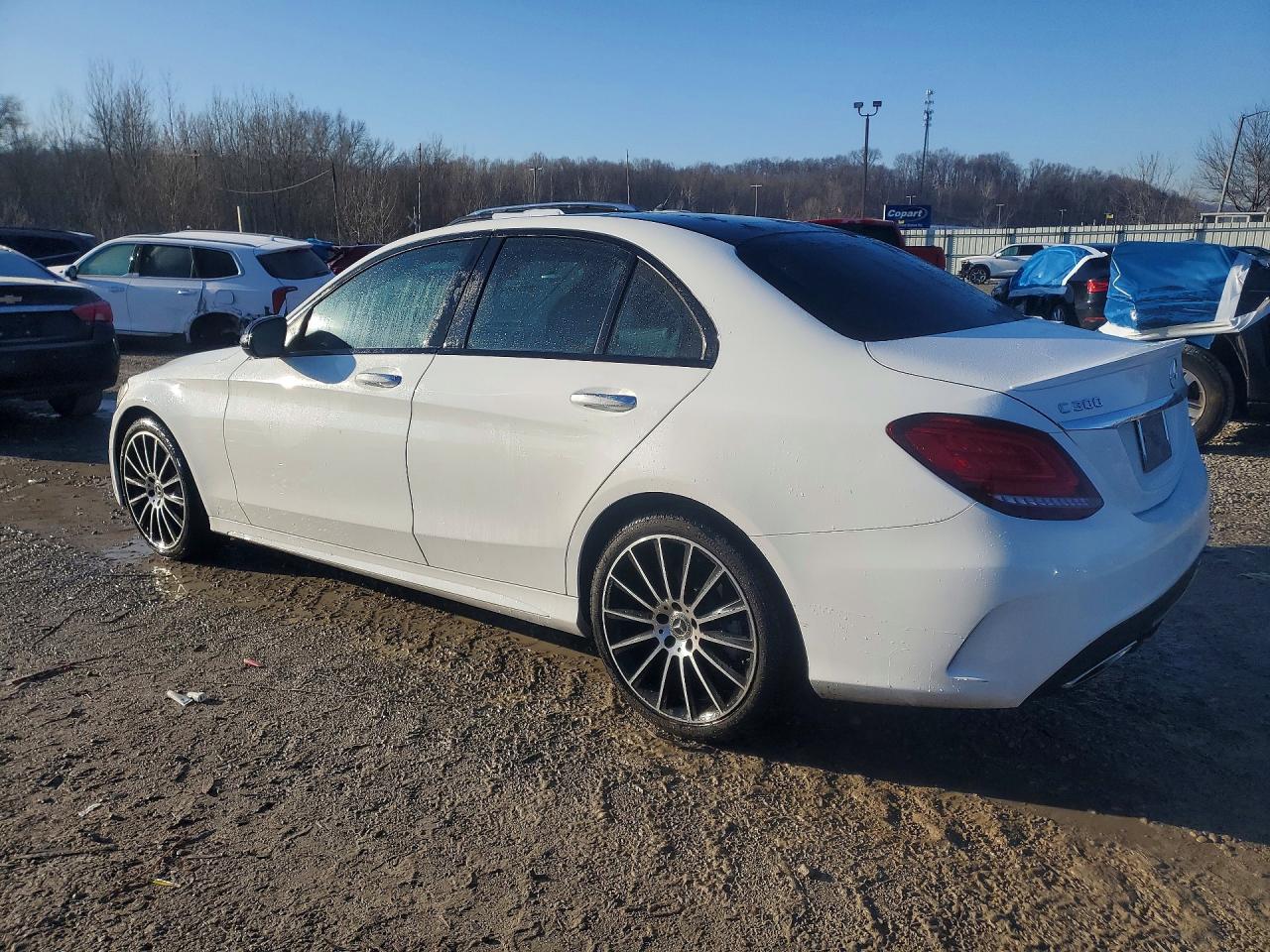 2020 Mercedes-benz C 300 4matic White vin: WDDWF8EB6LR526463