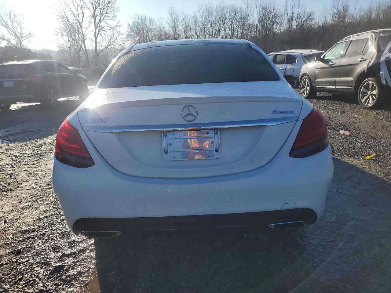 2020 Mercedes-benz C 300 4matic White vin: WDDWF8EB6LR526463