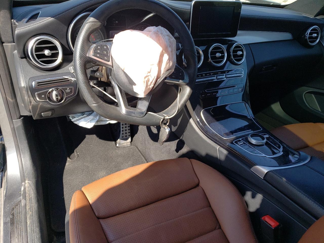 2017 Mercedes-benz C 300 Charcoal vin: WDDWJ4JB3HF425130