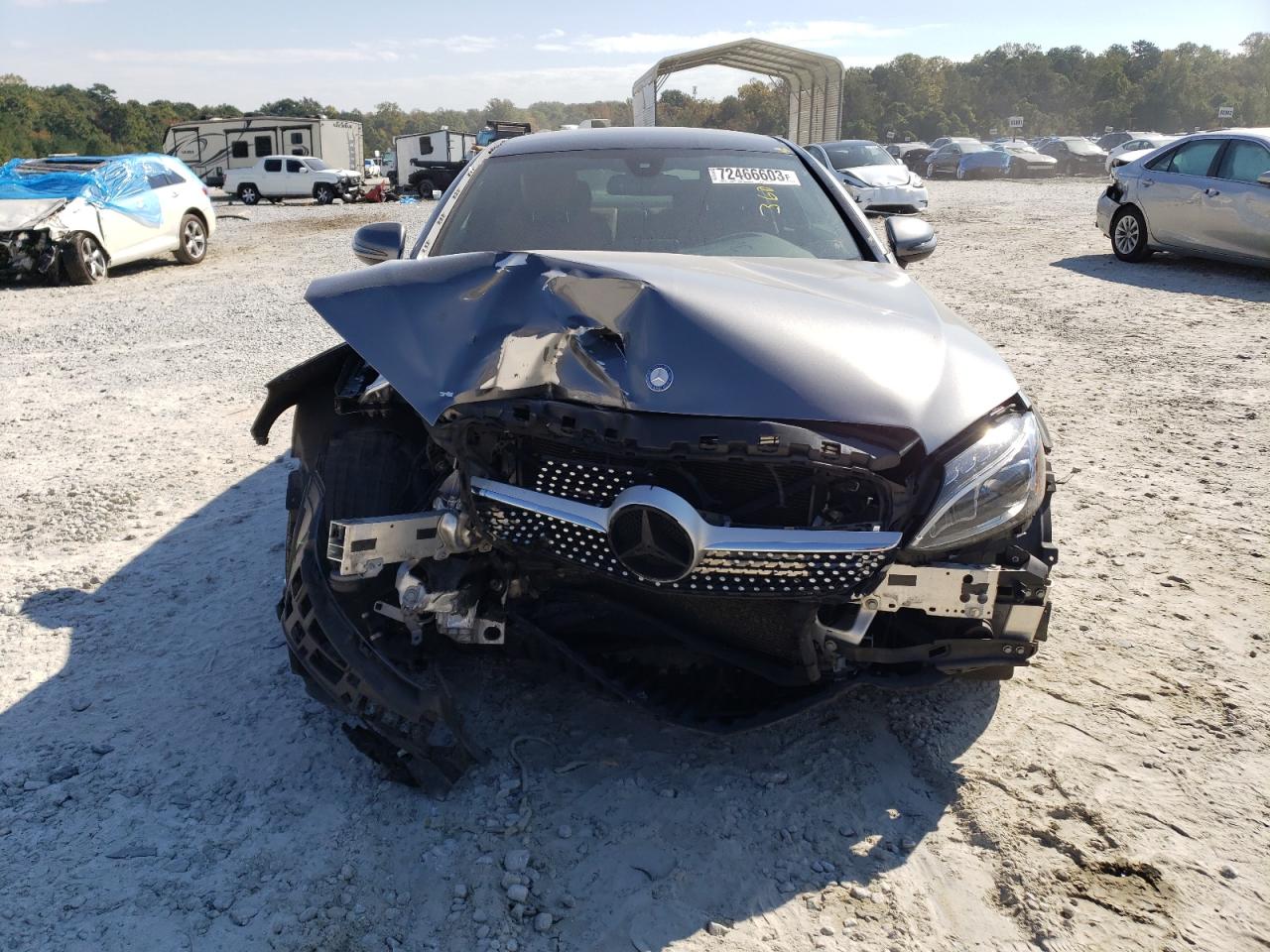 2017 Mercedes-benz C 300 Charcoal vin: WDDWJ4JB3HF425130