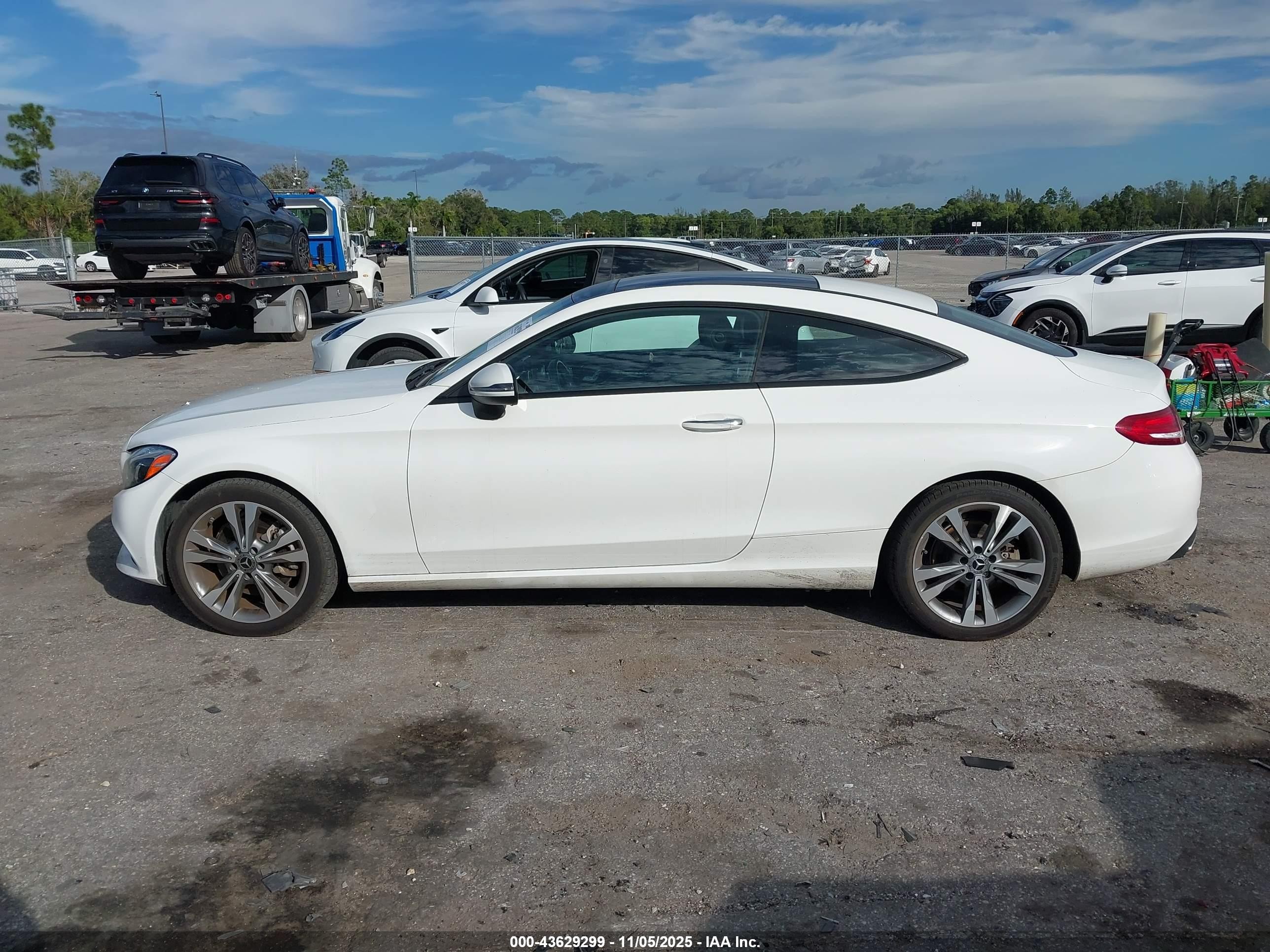 2018 Mercedes-benz C 300   White vin: WDDWJ4JB9JF731349
