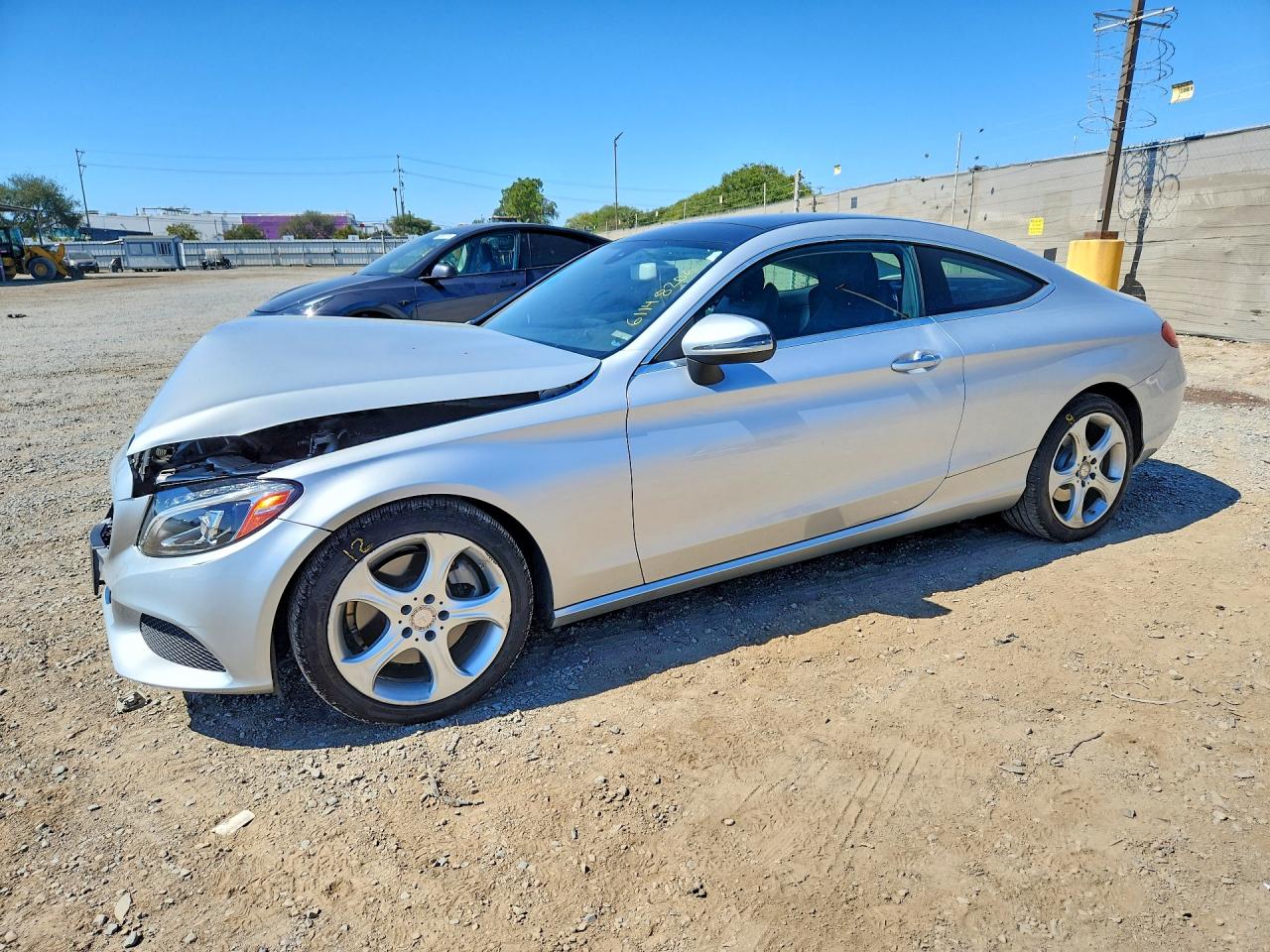 2017 Mercedes-benz C 300 Silver vin: WDDWJ4JBXHF327762
