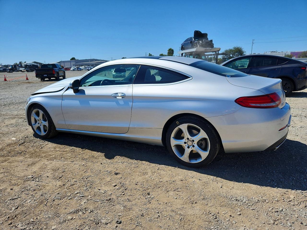 2017 Mercedes-benz C 300 Silver vin: WDDWJ4JBXHF327762