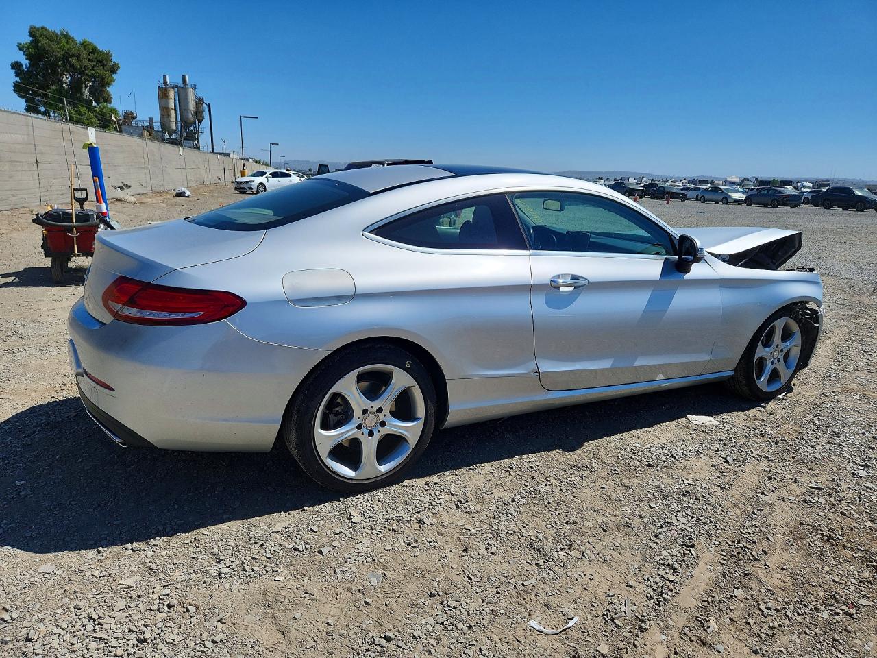 2017 Mercedes-benz C 300 Silver vin: WDDWJ4JBXHF327762