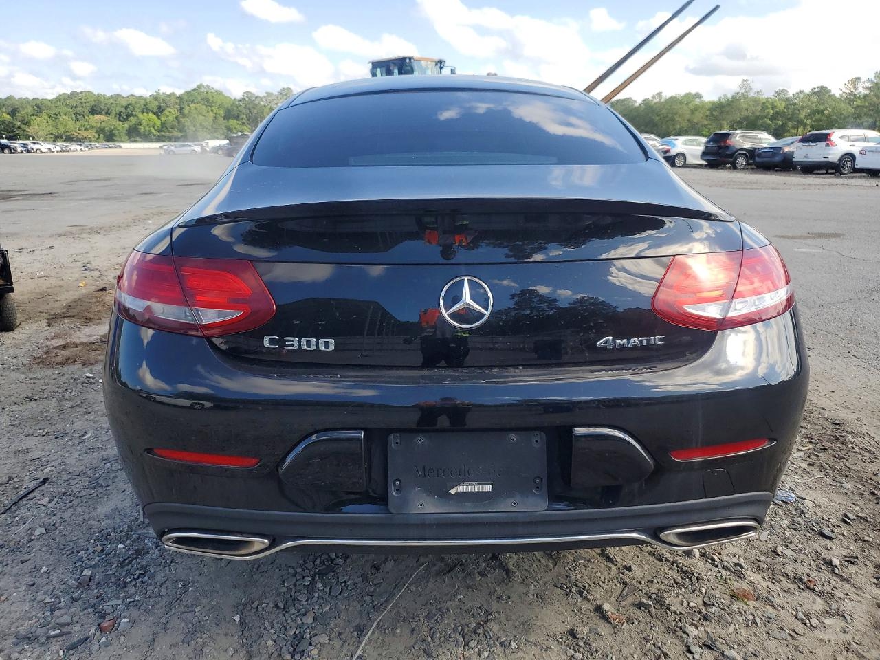 2017 Mercedes-benz C 300 4matic Black vin: WDDWJ4KB5HF497560