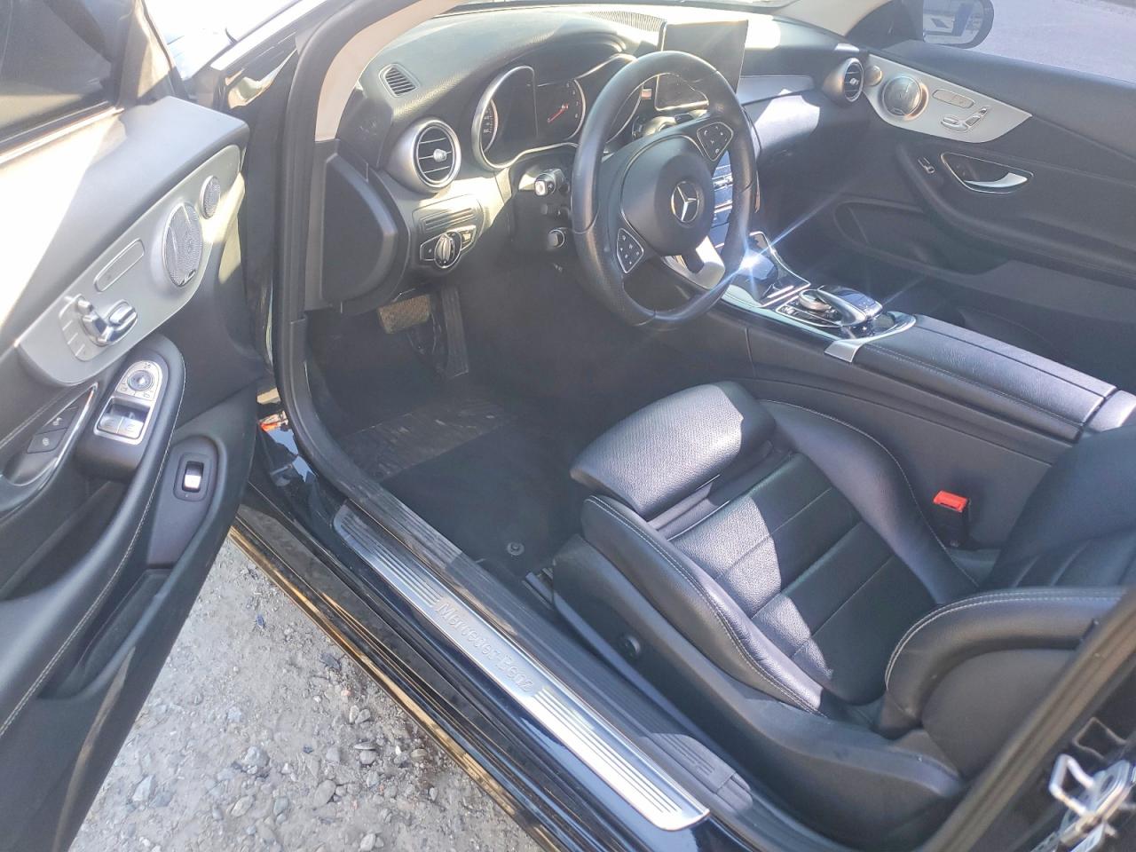 2017 Mercedes-benz C 300 4matic Black vin: WDDWJ4KB5HF497560
