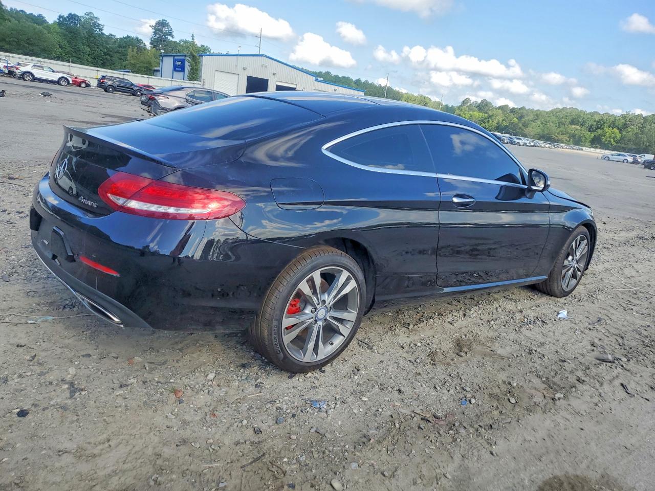 2017 Mercedes-benz C 300 4matic Black vin: WDDWJ4KB5HF497560