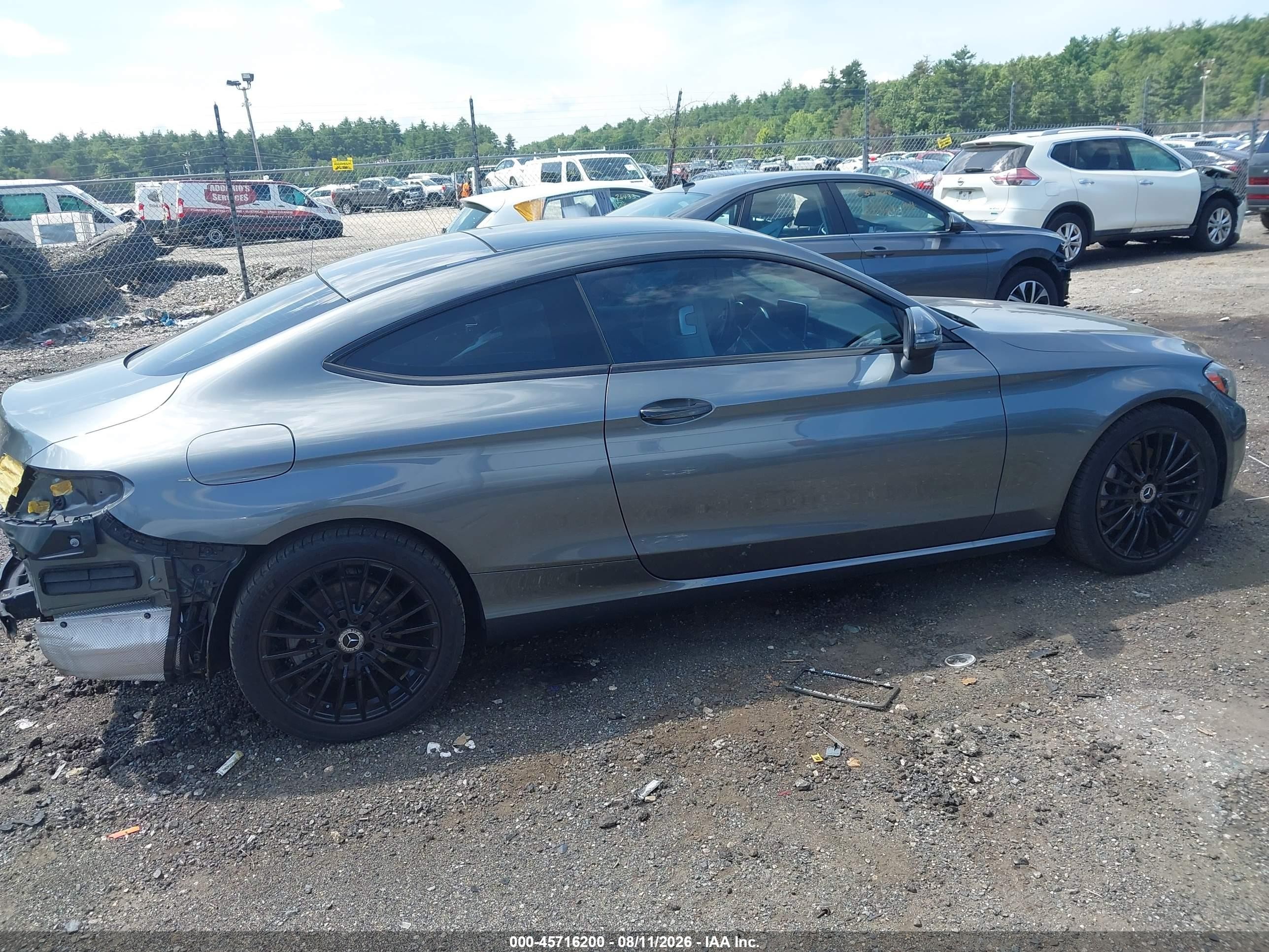 2017 Mercedes-benz C 300 4matic Gray vin: WDDWJ4KB8HF383147