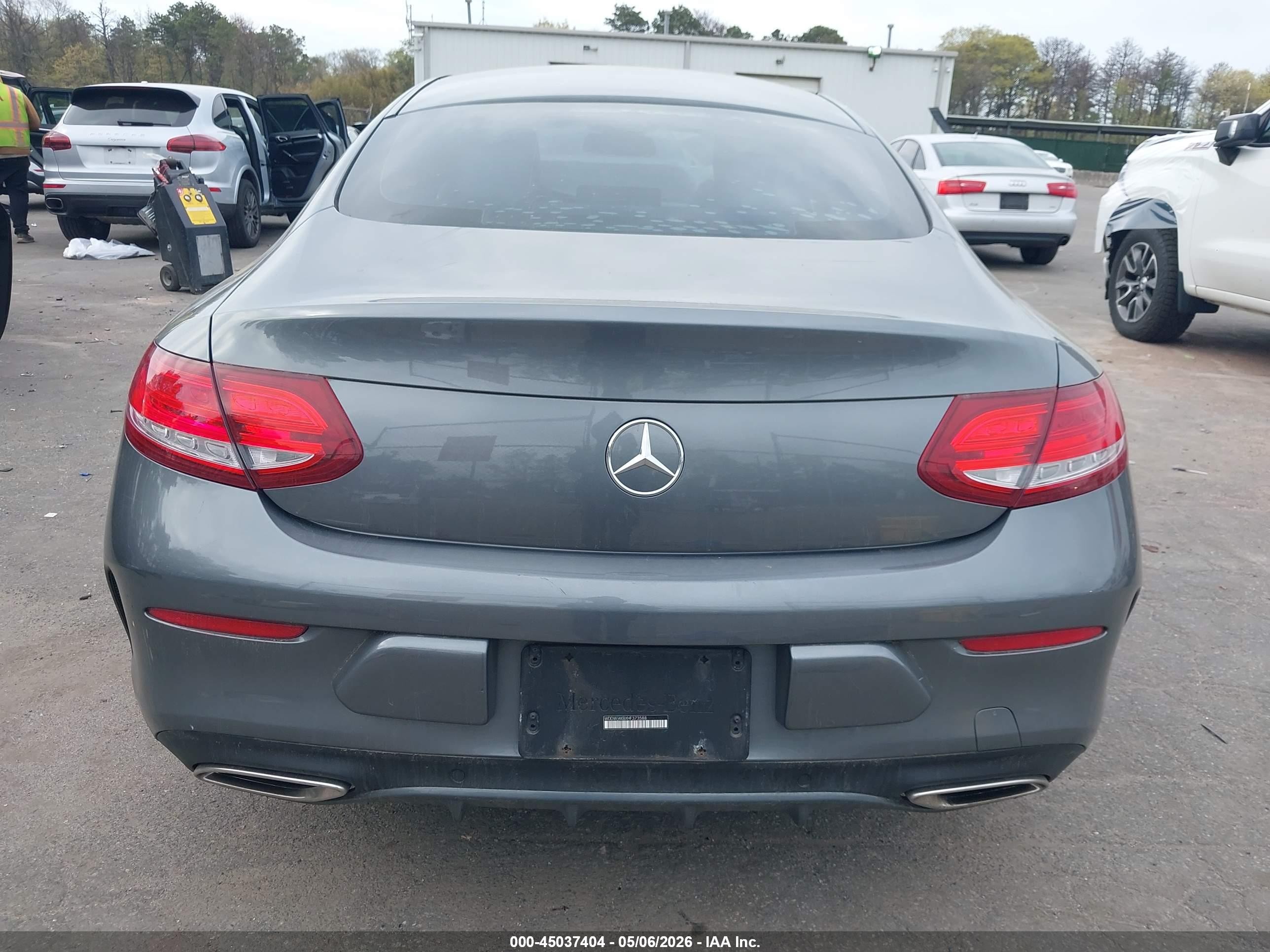 2017 Mercedes-benz C 300 4matic Серый vin: WDDWJ4KBXHF373588