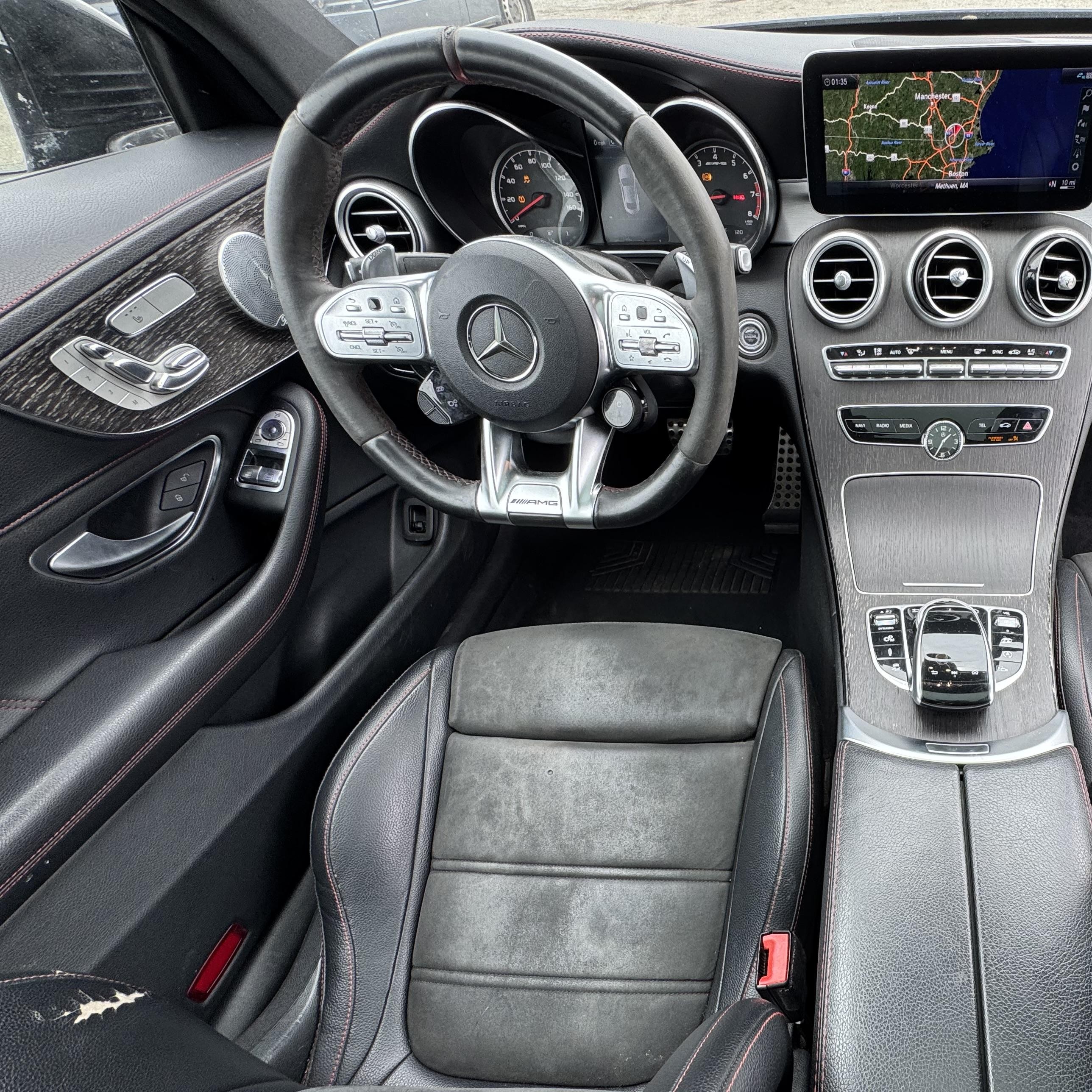 2020 Mercedes-benz Amg C 43 4matic Black vin: WDDWJ6EB0LF944375