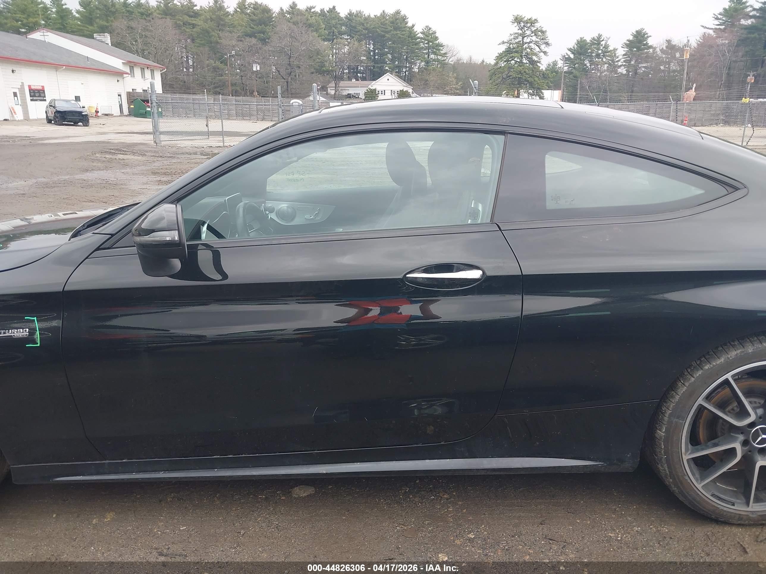 2017 Mercedes-benz Amg C 43 4matic Black vin: WDDWJ6EB2HF460456