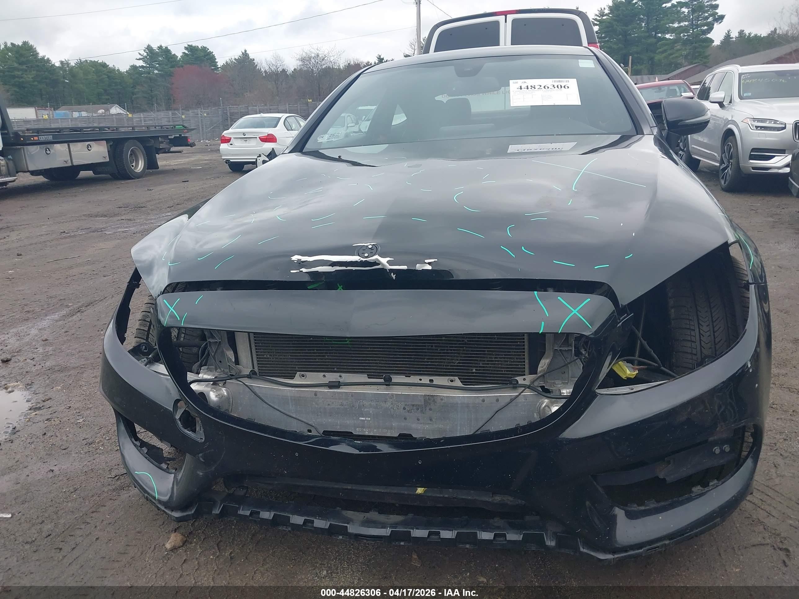 2017 Mercedes-benz Amg C 43 4matic Black vin: WDDWJ6EB2HF460456