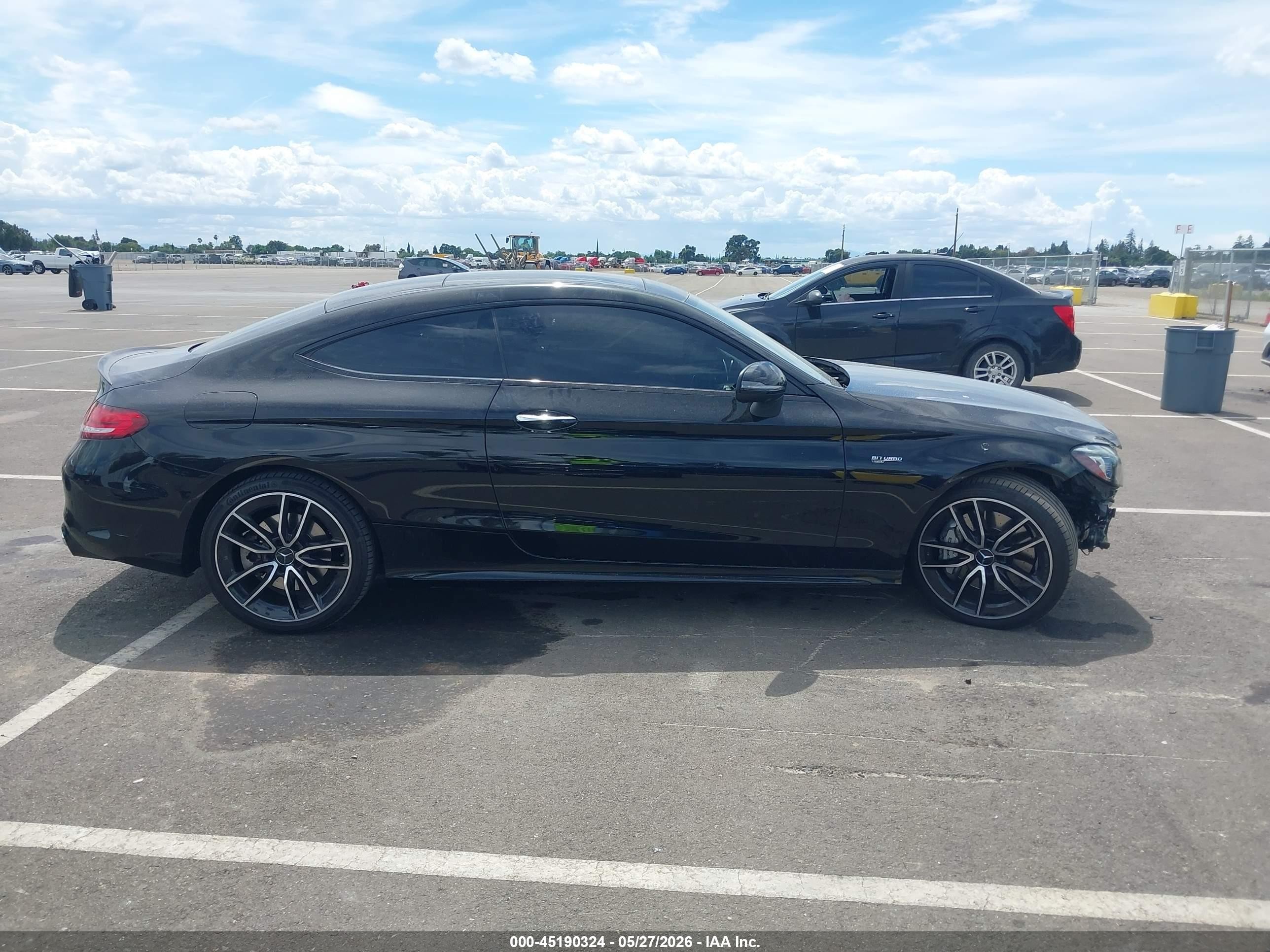 2019 Mercedes-benz Amg C 43 4matic Black vin: WDDWJ6EB6KF813045