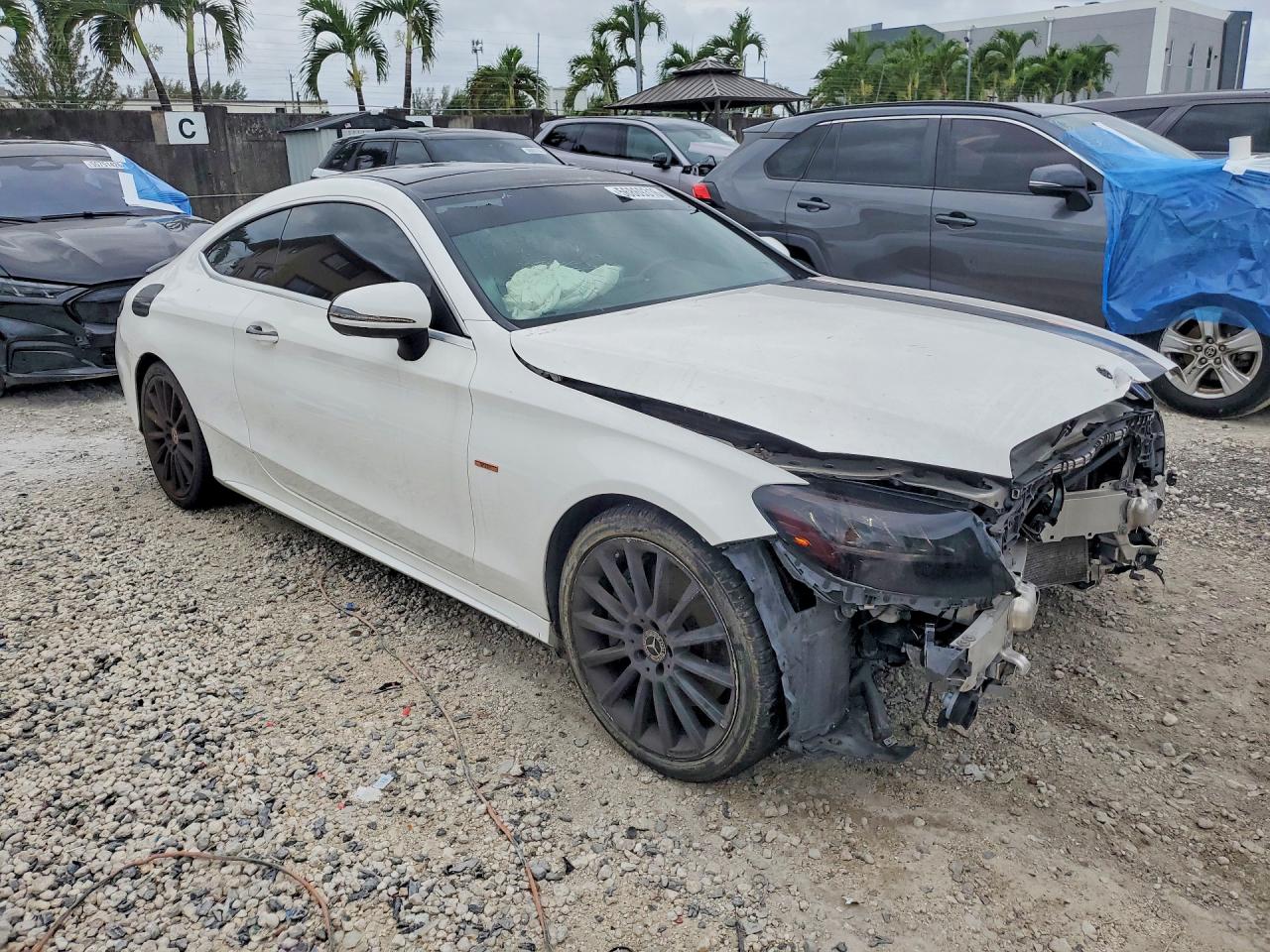 2019 Mercedes-benz C 300 White vin: WDDWJ8DB3KF851782