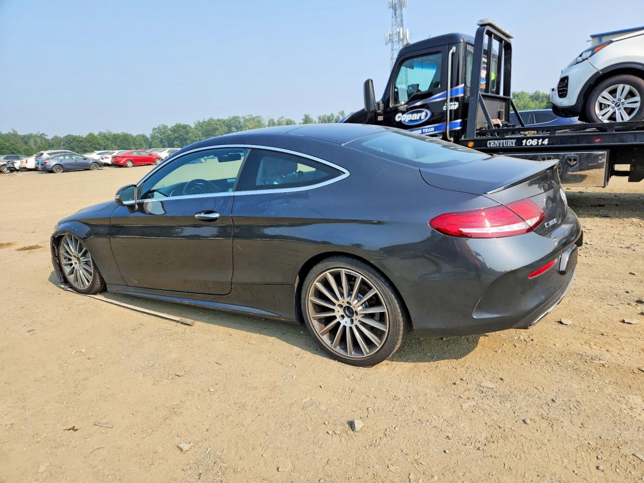 2019 Mercedes-benz C 300 Gray vin: WDDWJ8DB6KF776334