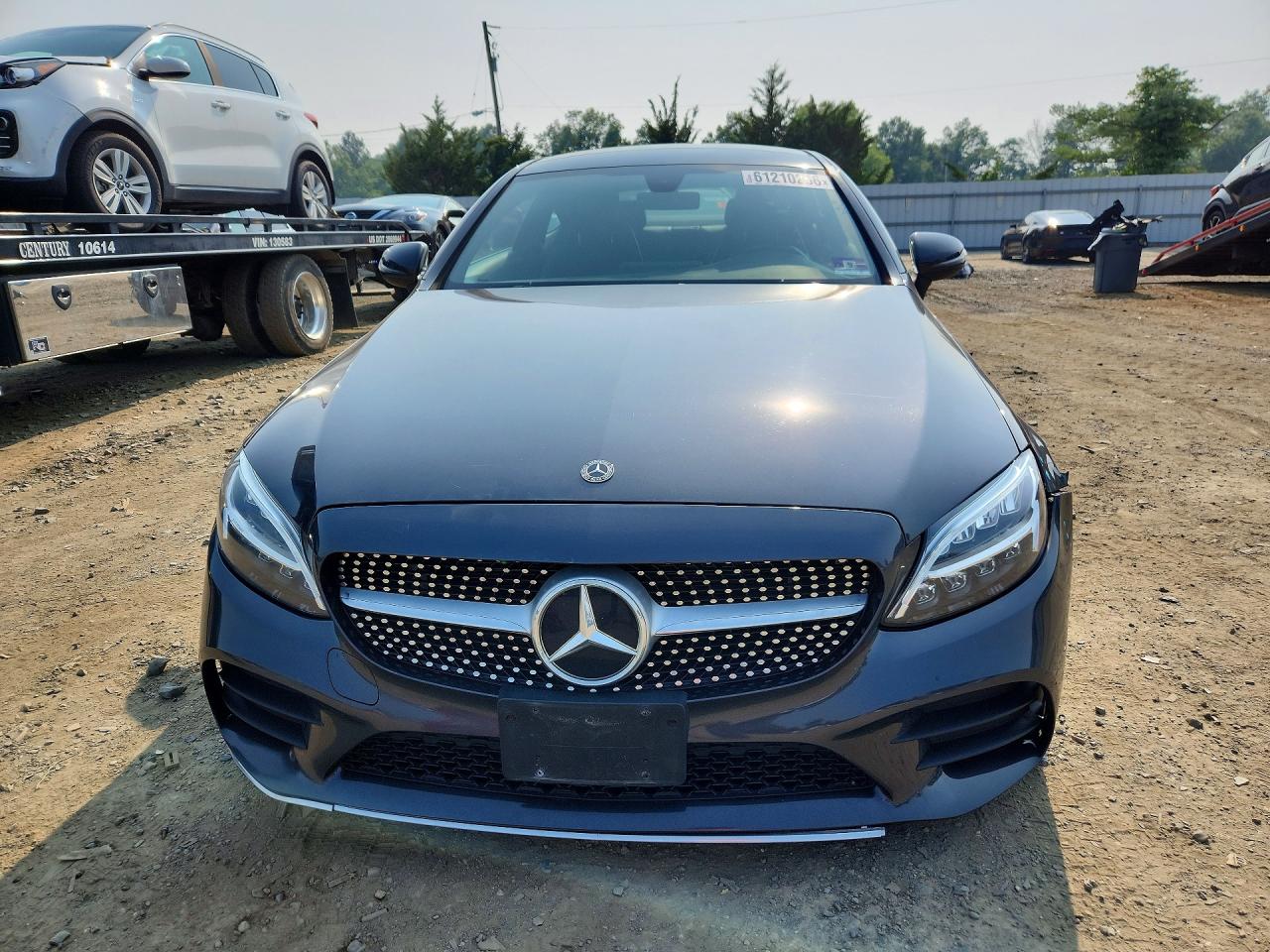 2019 Mercedes-benz C 300 Gray vin: WDDWJ8DB6KF776334