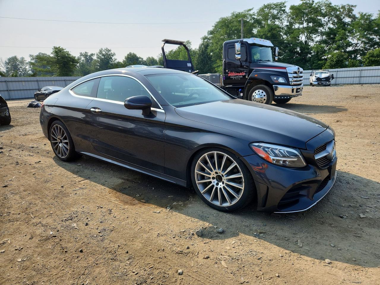 2019 Mercedes-benz C 300 Gray vin: WDDWJ8DB6KF776334