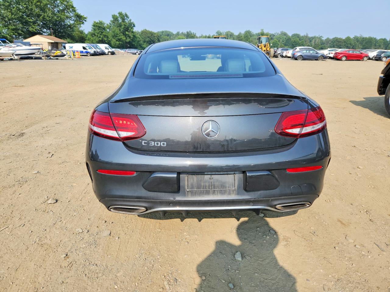 2019 Mercedes-benz C 300 Gray vin: WDDWJ8DB6KF776334