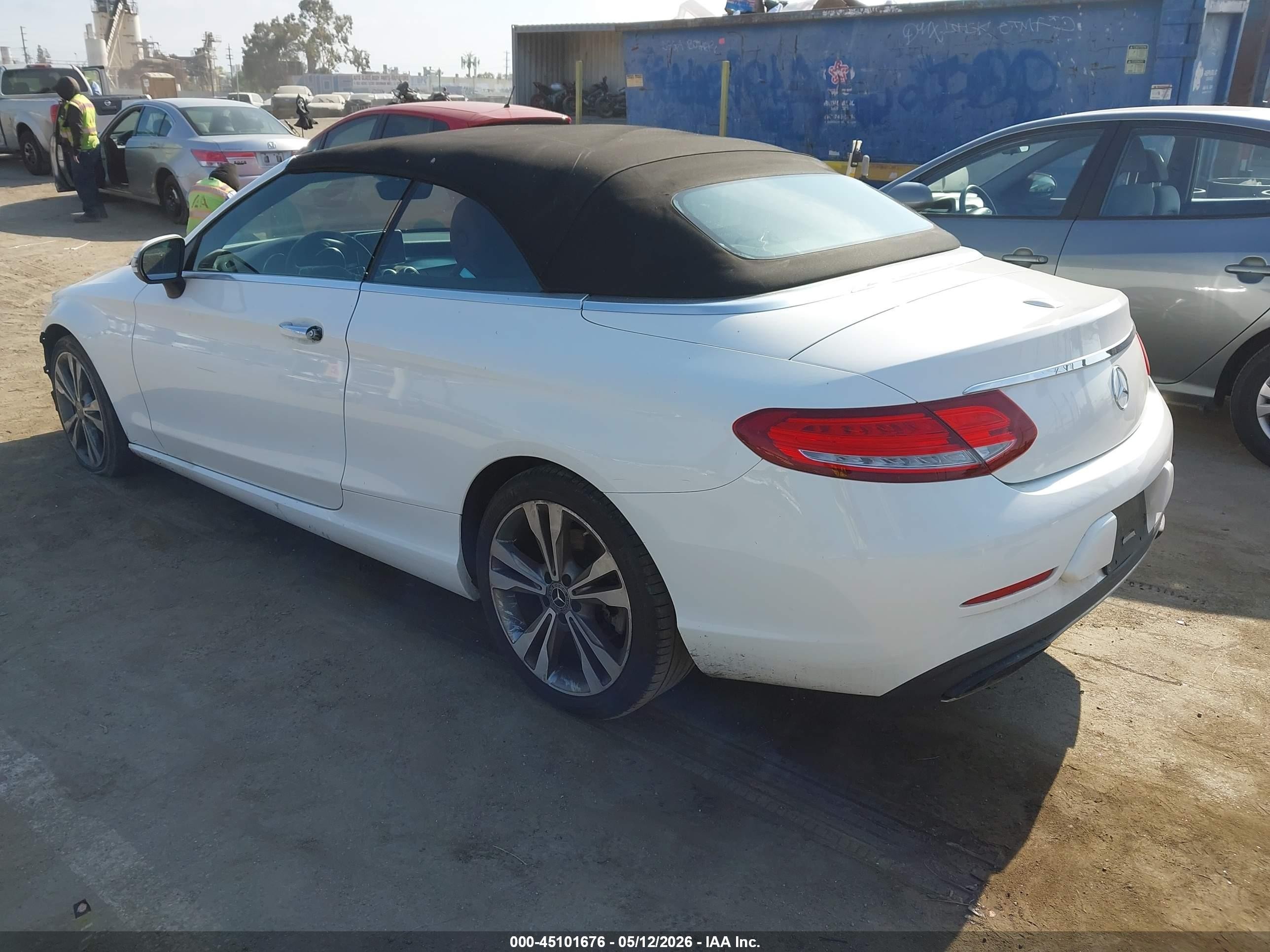 2018 Mercedes-benz C 300 White vin: WDDWK4JB4JF654256