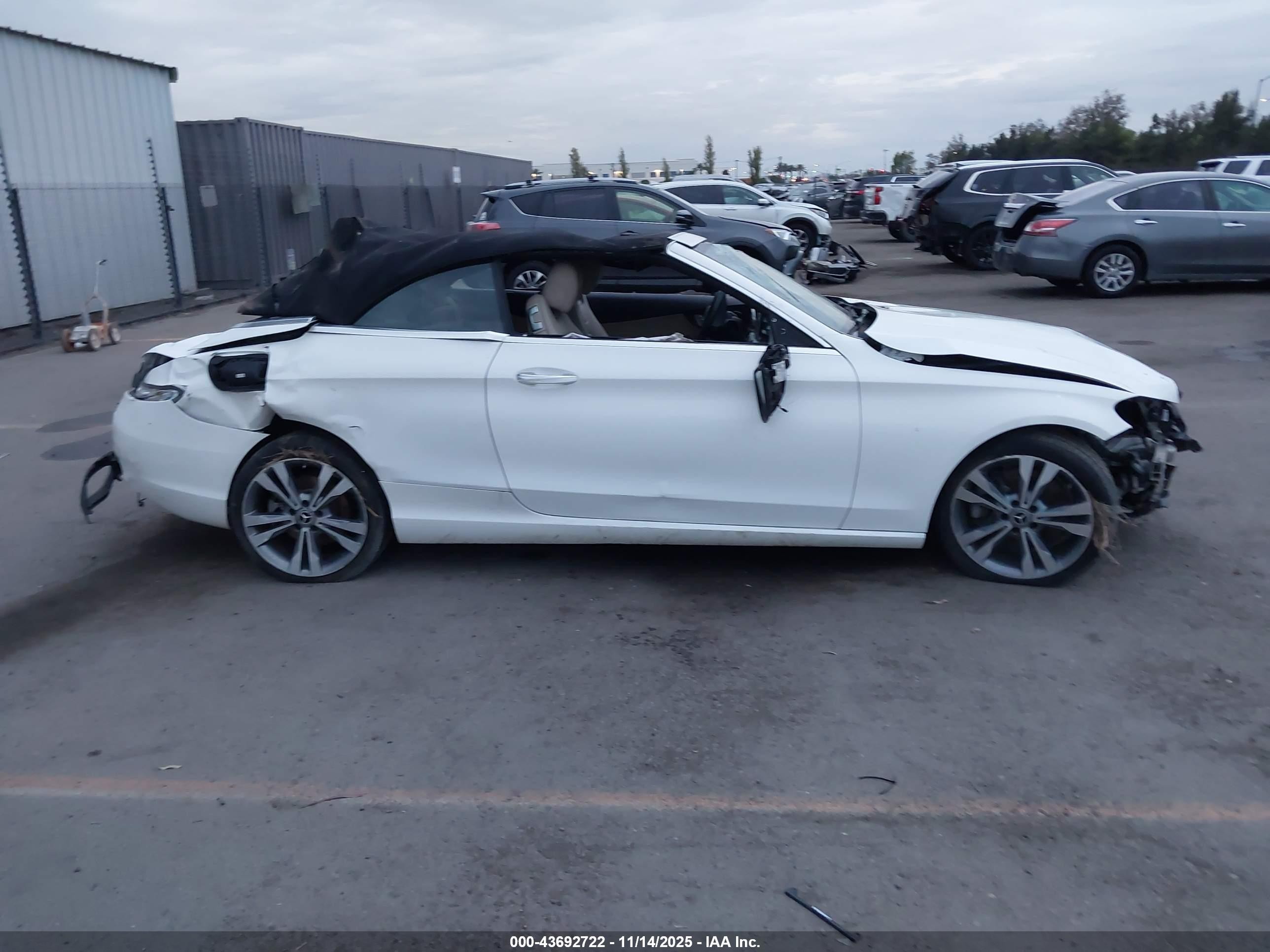 2018 Mercedes-benz C 300   White vin: WDDWK4JBXJF616725