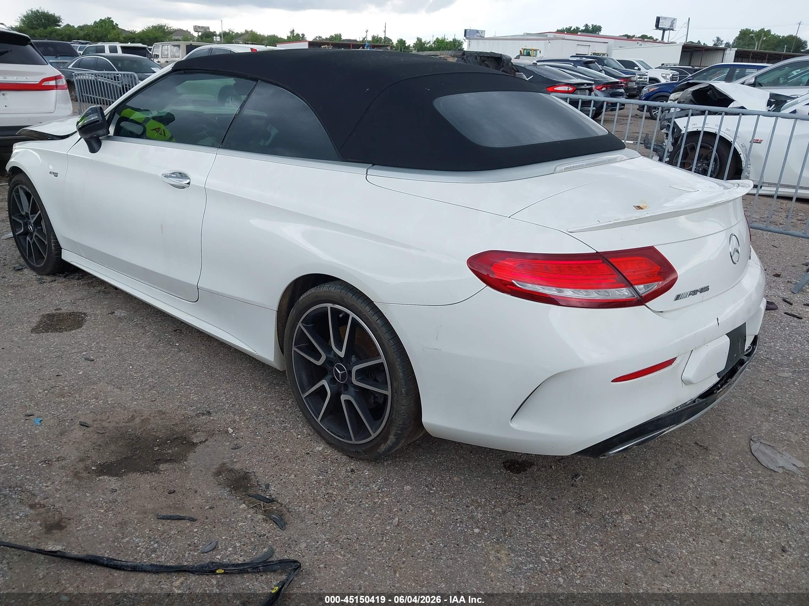 2018 Mercedes-benz Amg C 43 4matic White vin: WDDWK6EB1JF689164