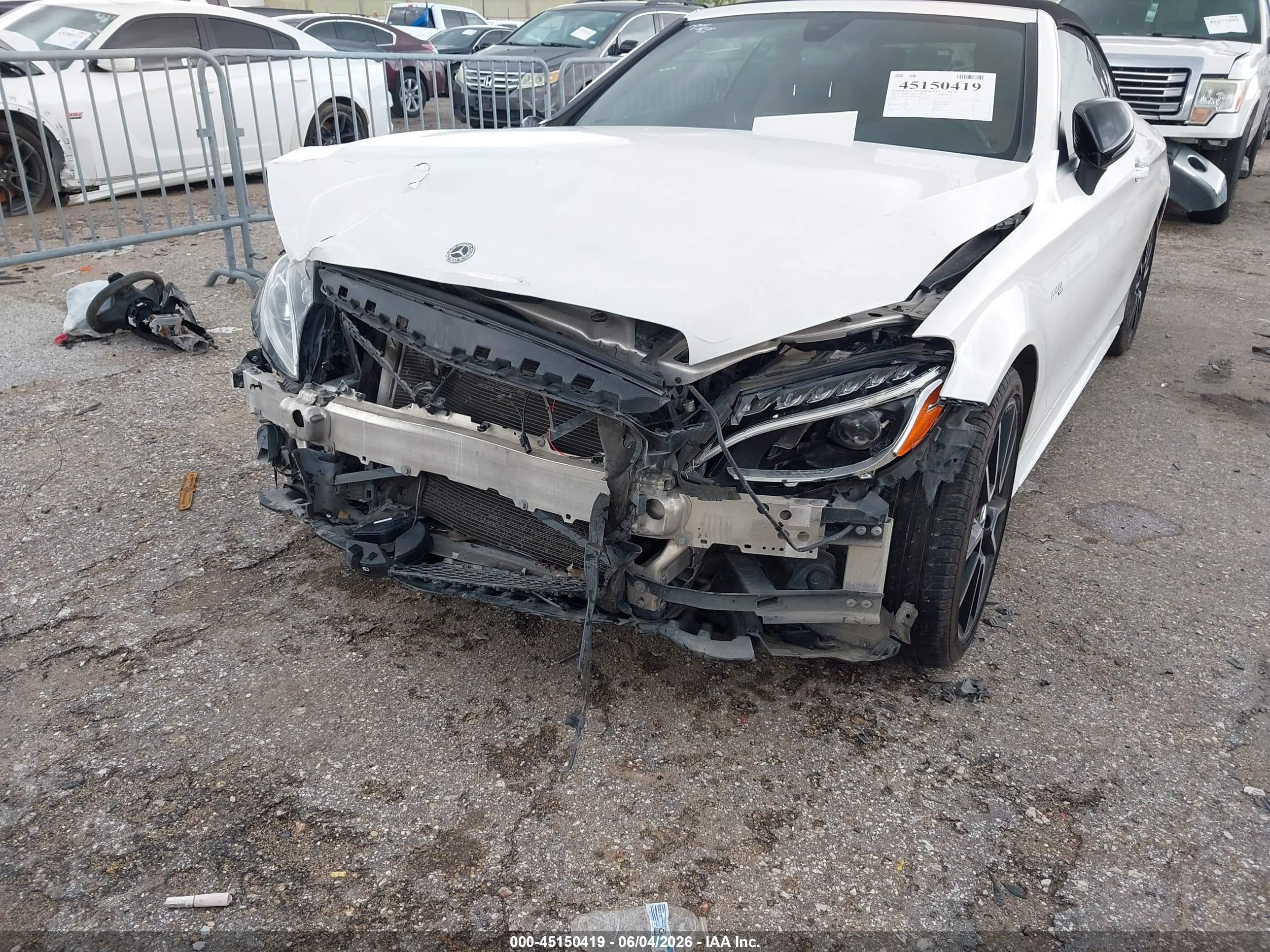 2018 Mercedes-benz Amg C 43 4matic White vin: WDDWK6EB1JF689164